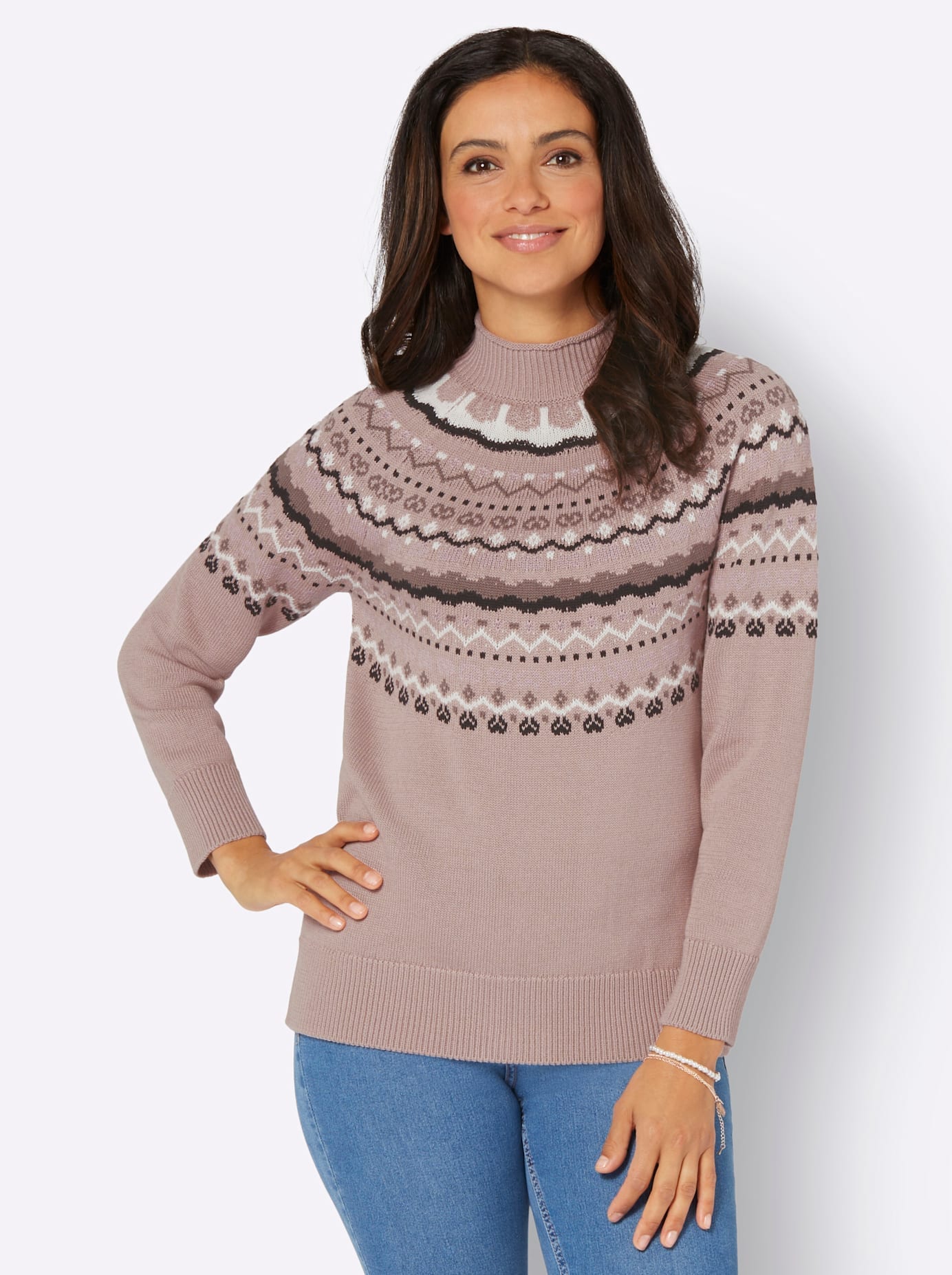 Inspirationen Jacquardpullover »Pullover« von Inspirationen