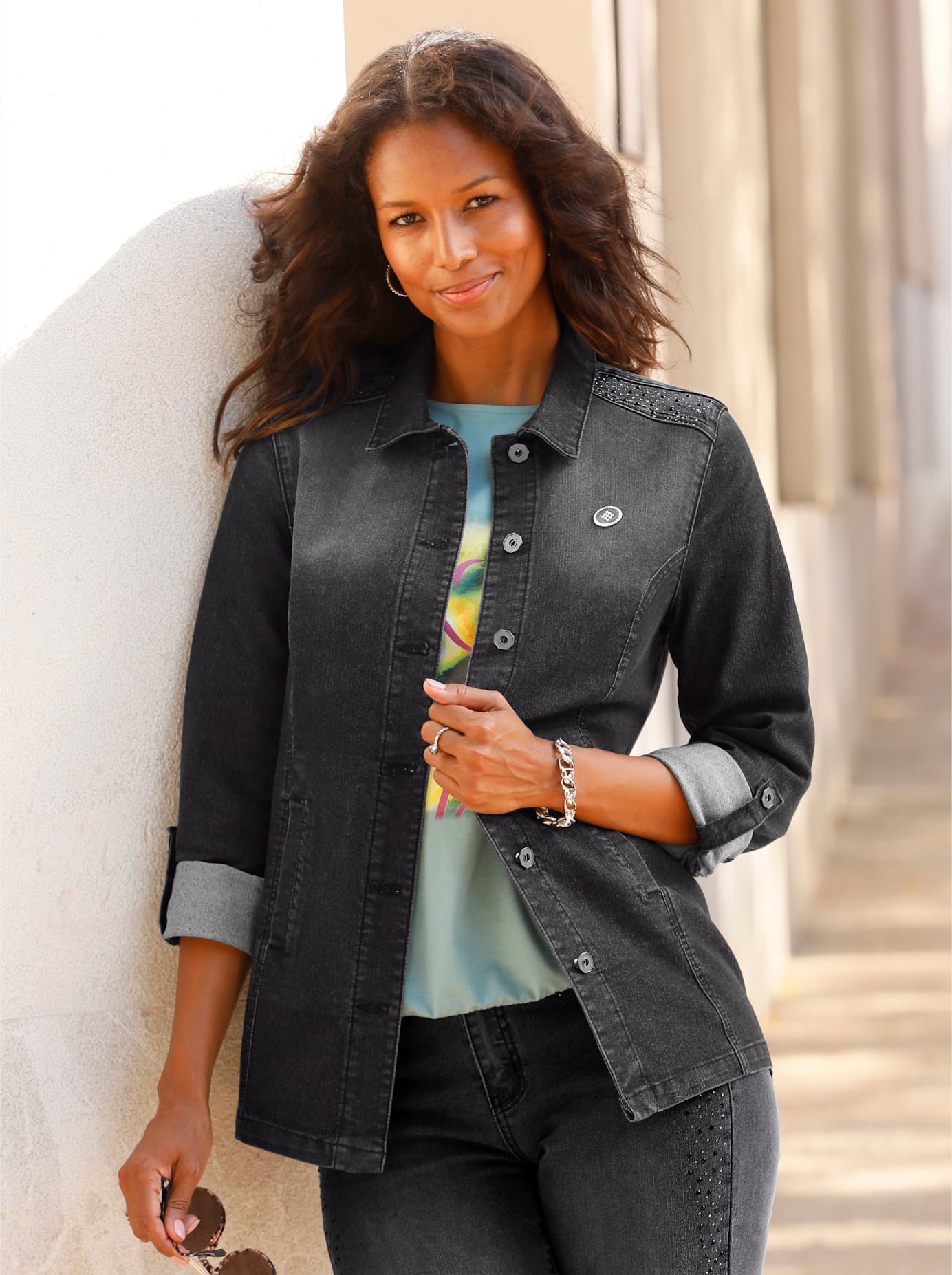 Inspirationen Jeansbluse Inspirationen Jeansbluse von Inspirationen