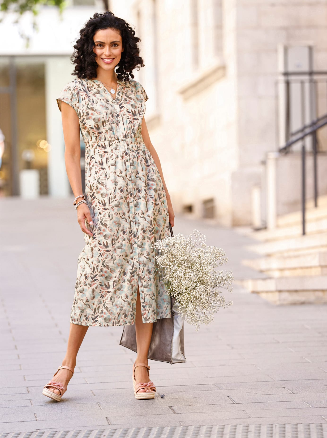 Inspirationen Jerseykleid »Druck-Kleid« Inspirationen Jerseykleid »Druck-Kleid« von Inspirationen