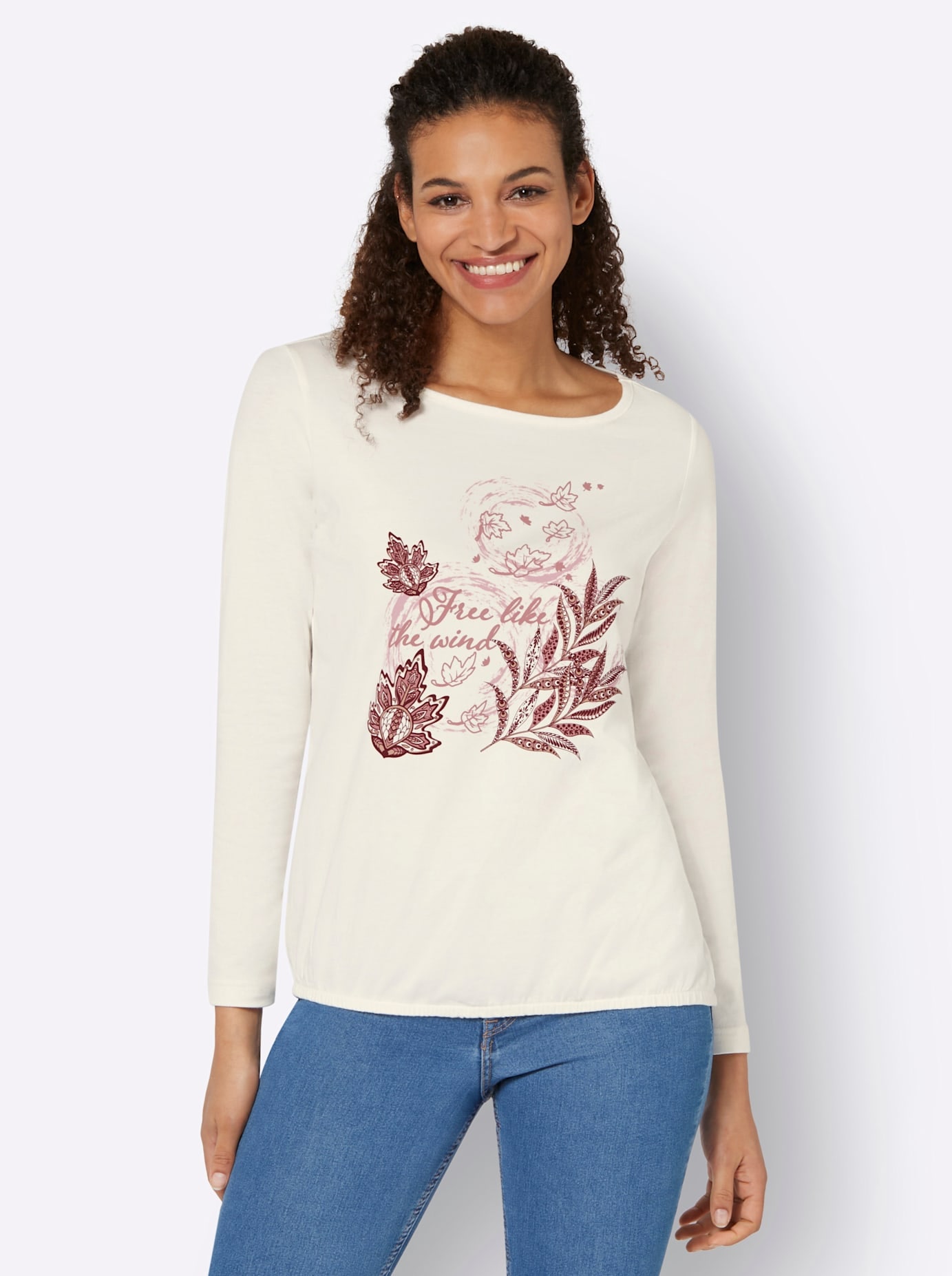 Inspirationen Langarmshirt »Druck-Shirt« Inspirationen Langarmshirt »Druck-Shirt« von Inspirationen