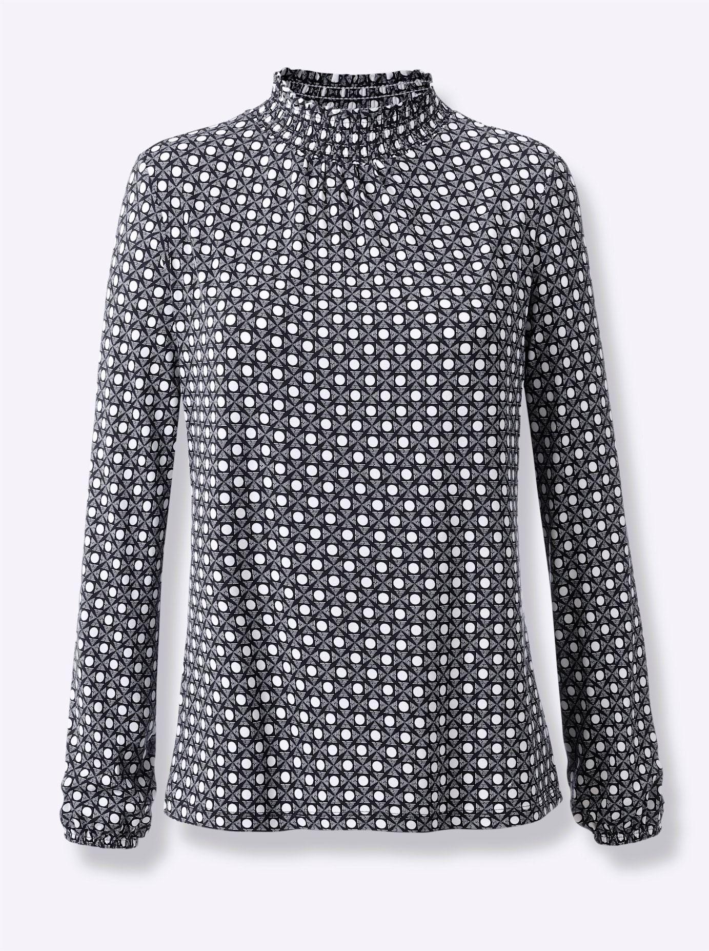 Inspirationen Langarmshirt »Stehkragen-Shirt« Inspirationen Langarmshirt »Stehkragen-Shirt« von Inspirationen