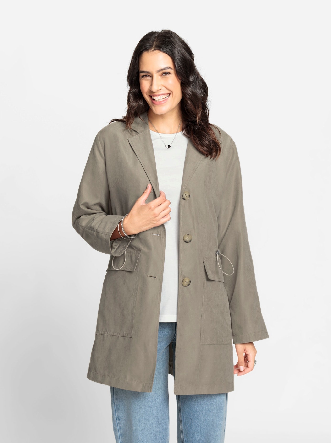 Inspirationen Langjacke, ohne Kapuze Inspirationen Langjacke, ohne Kapuze von Inspirationen