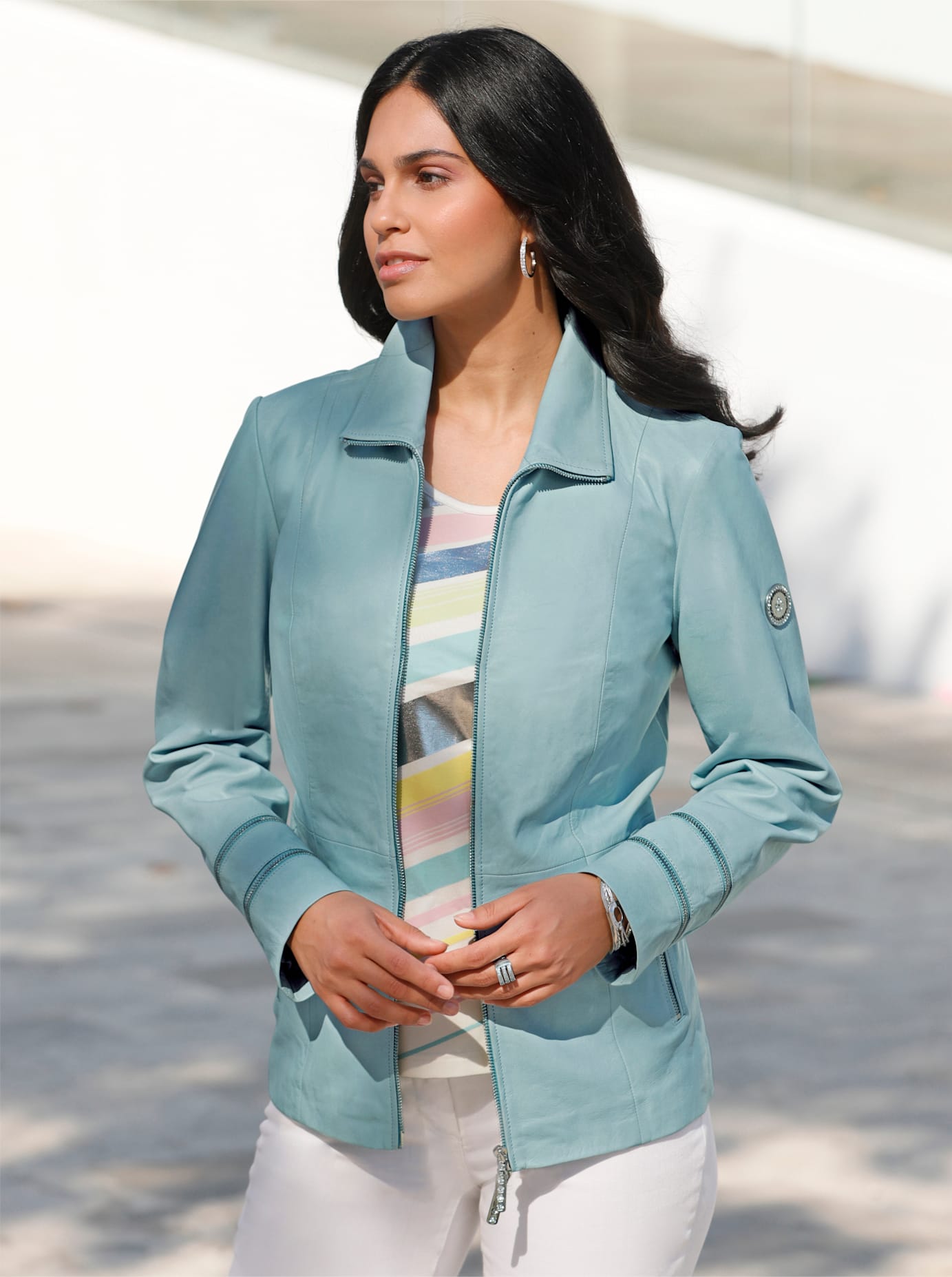Inspirationen Lederjacke, ohne Kapuze Inspirationen Lederjacke, ohne Kapuze von Inspirationen