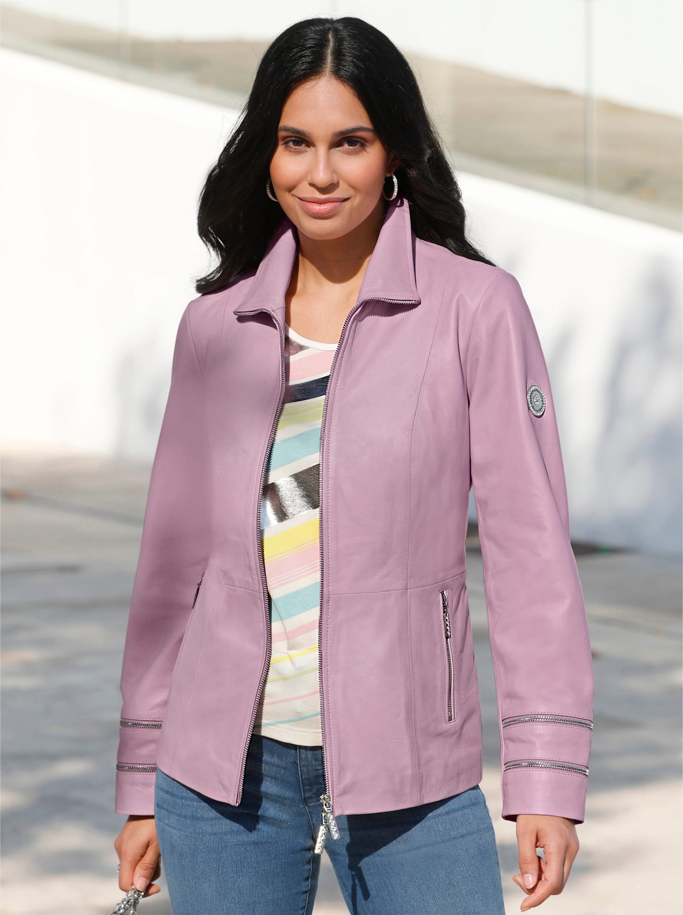 Inspirationen Lederjacke, ohne Kapuze Inspirationen Lederjacke, ohne Kapuze von Inspirationen