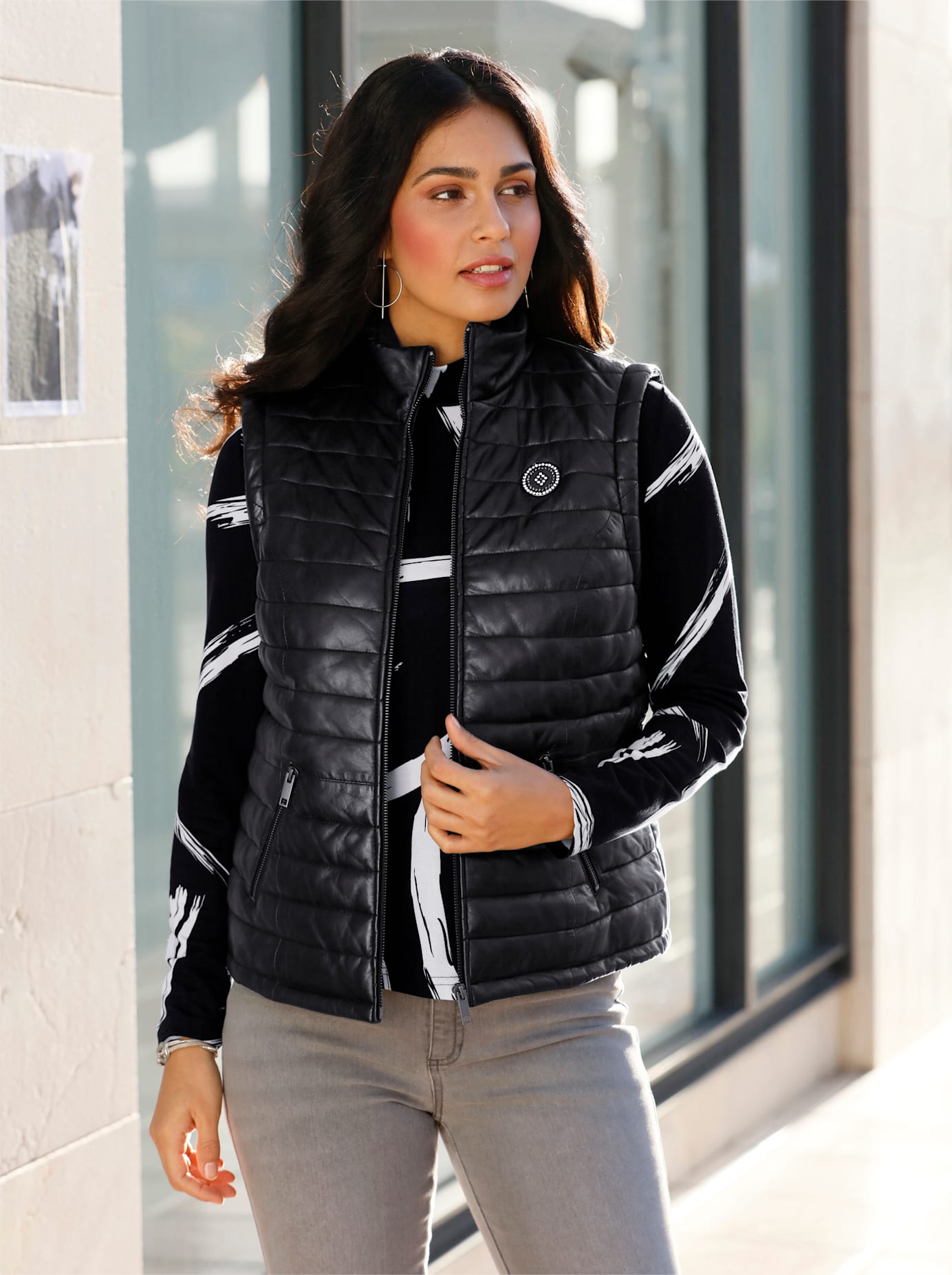 Inspirationen Lederjacke, ohne Kapuze Inspirationen Lederjacke, ohne Kapuze von Inspirationen