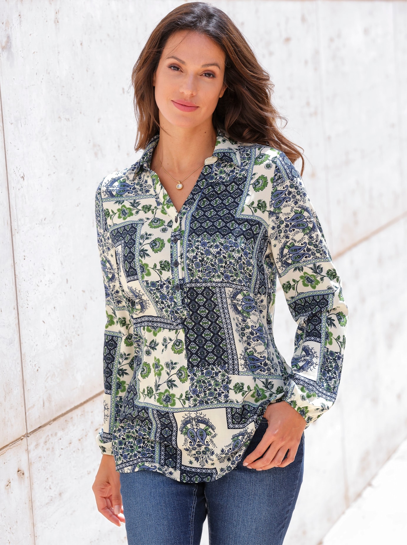 Inspirationen Longbluse von Inspirationen