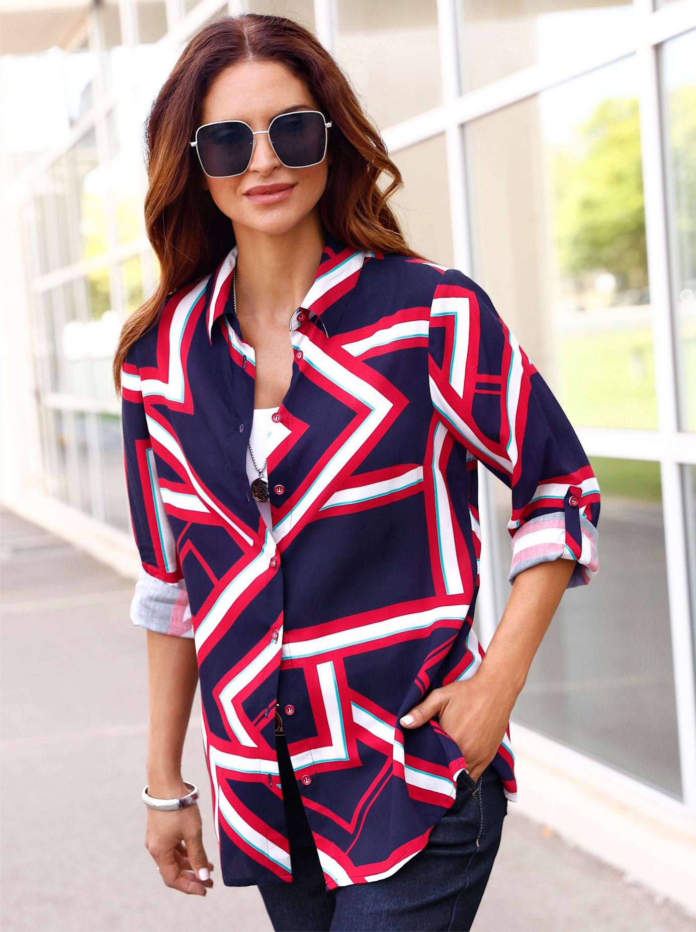 Inspirationen Longbluse von Inspirationen