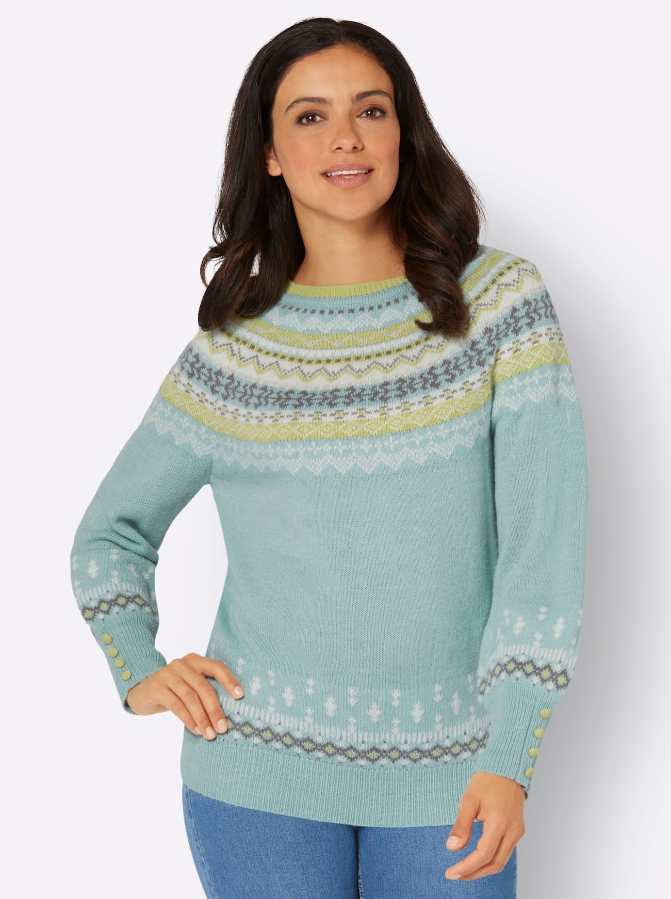 Inspirationen Norwegerpullover »Pullover« Inspirationen Norwegerpullover »Pullover« von Inspirationen