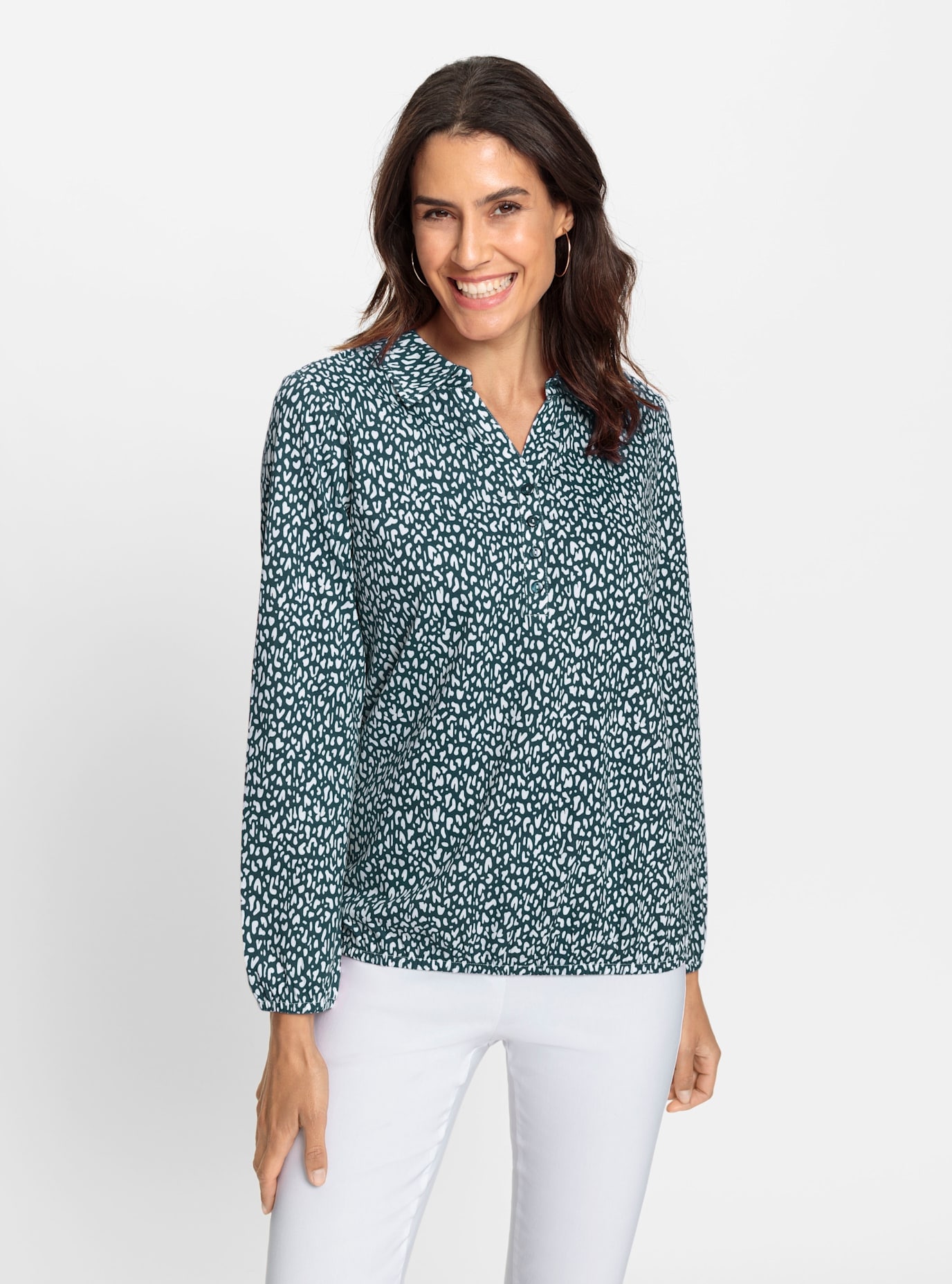 Inspirationen Poloshirt »Langarm-Shirt« Inspirationen Poloshirt »Langarm-Shirt« von Inspirationen