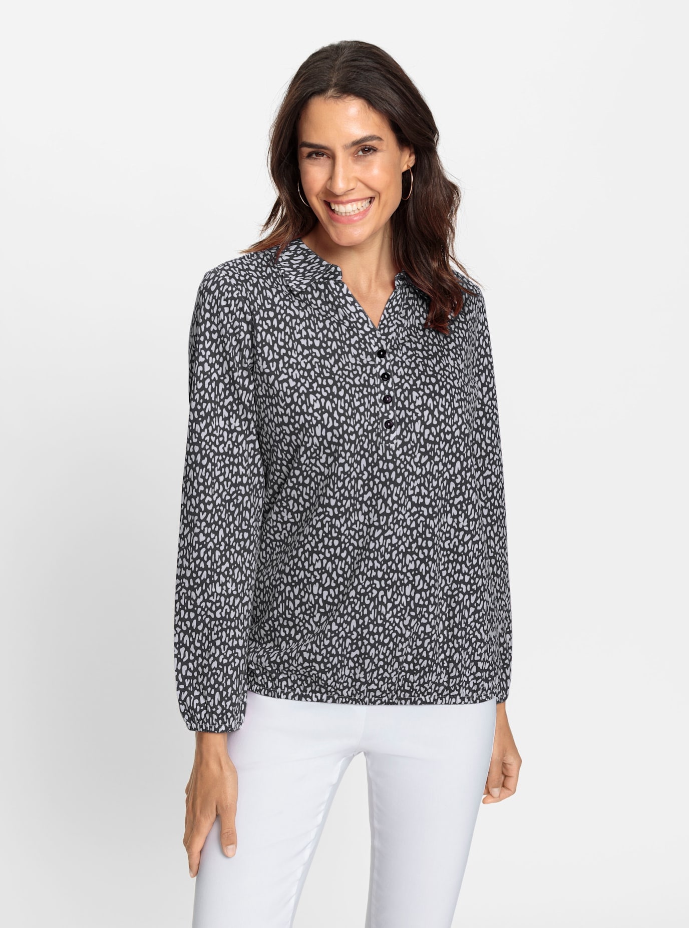 Inspirationen Poloshirt »Langarm-Shirt« Inspirationen Poloshirt »Langarm-Shirt« von Inspirationen