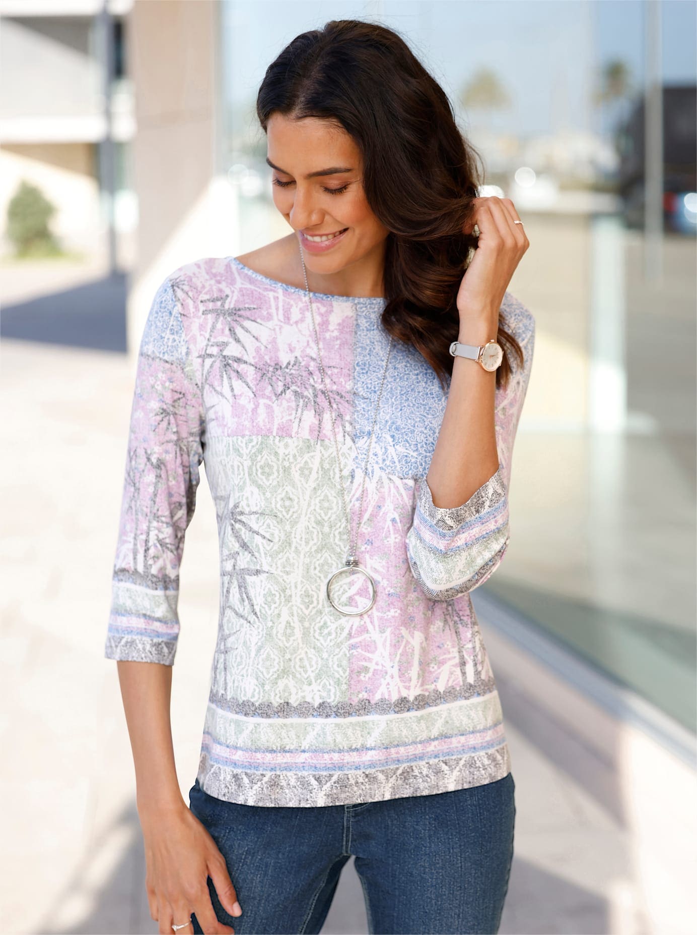 Inspirationen Print-Shirt »3/4-Arm-Shirt« Inspirationen Print-Shirt »3/4-Arm-Shirt« von Inspirationen