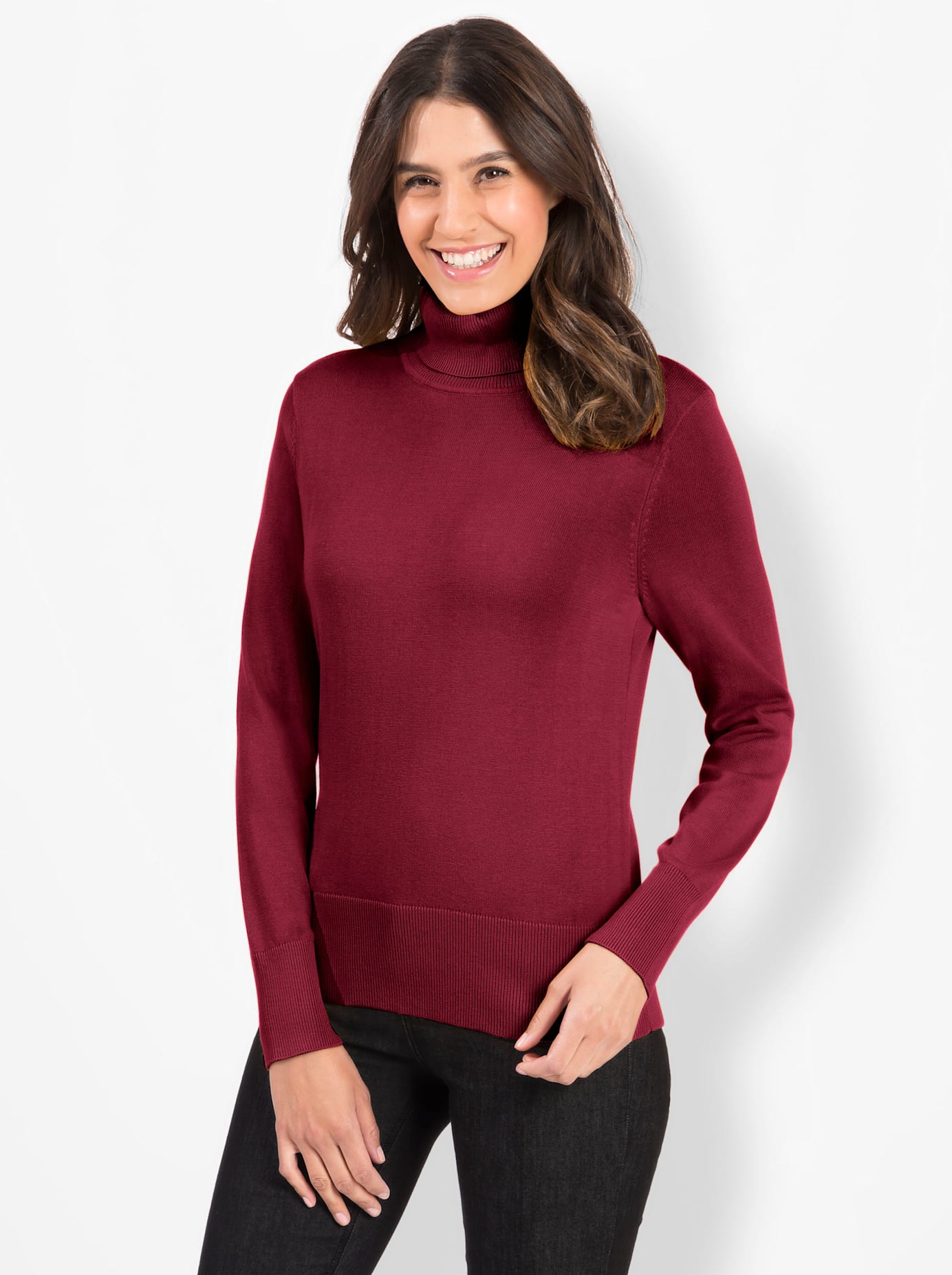 Inspirationen Rollkragenpullover »Pullover« Inspirationen Rollkragenpullover »Pullover« von Inspirationen