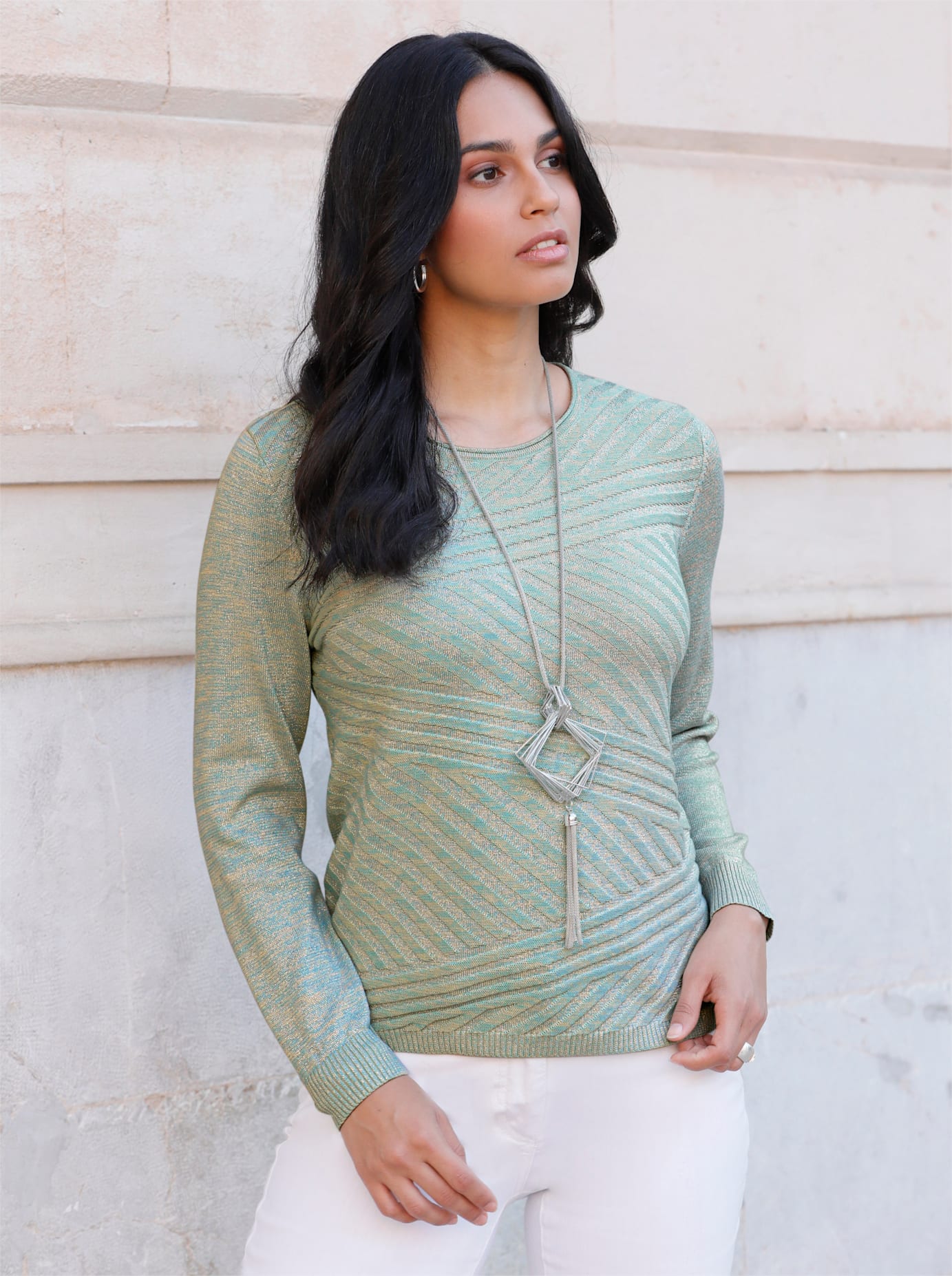 Inspirationen Rundhalspullover »Pullover« Inspirationen Rundhalspullover »Pullover« von Inspirationen