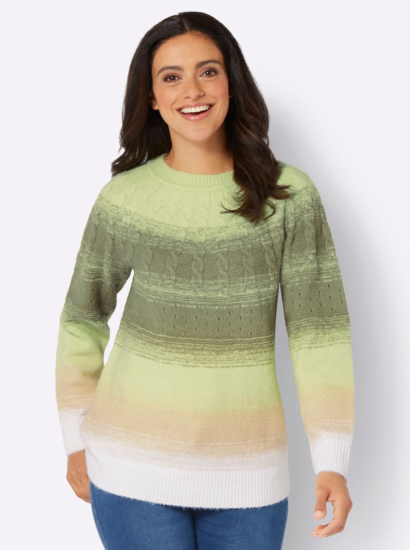 Inspirationen Rundhalspullover »Pullover« von Inspirationen