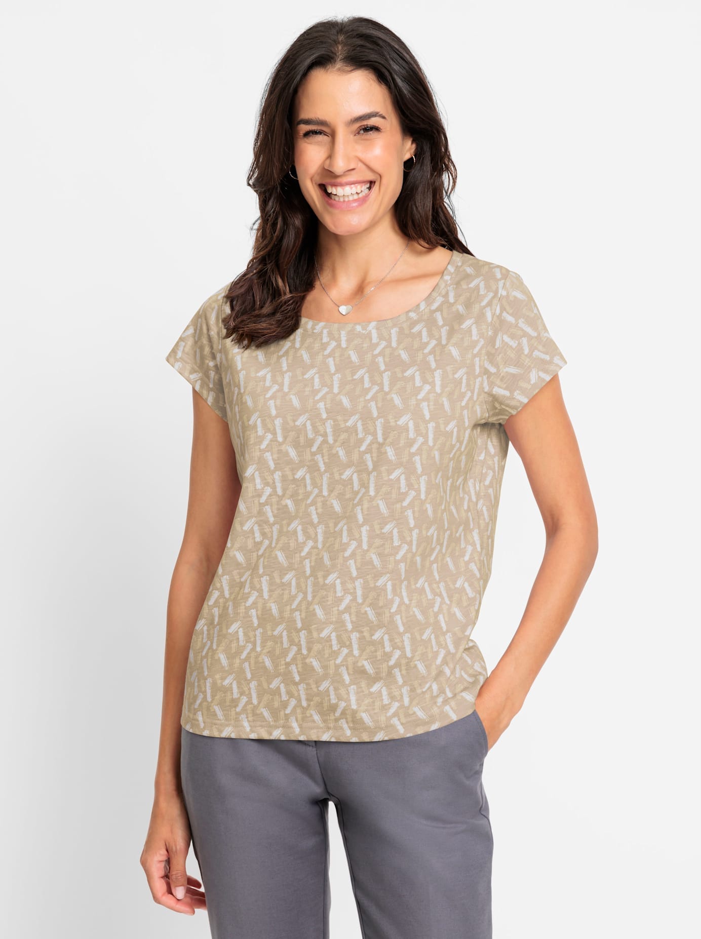 Inspirationen Rundhalsshirt »Rundhals-Shirt« Inspirationen Rundhalsshirt »Rundhals-Shirt« von Inspirationen