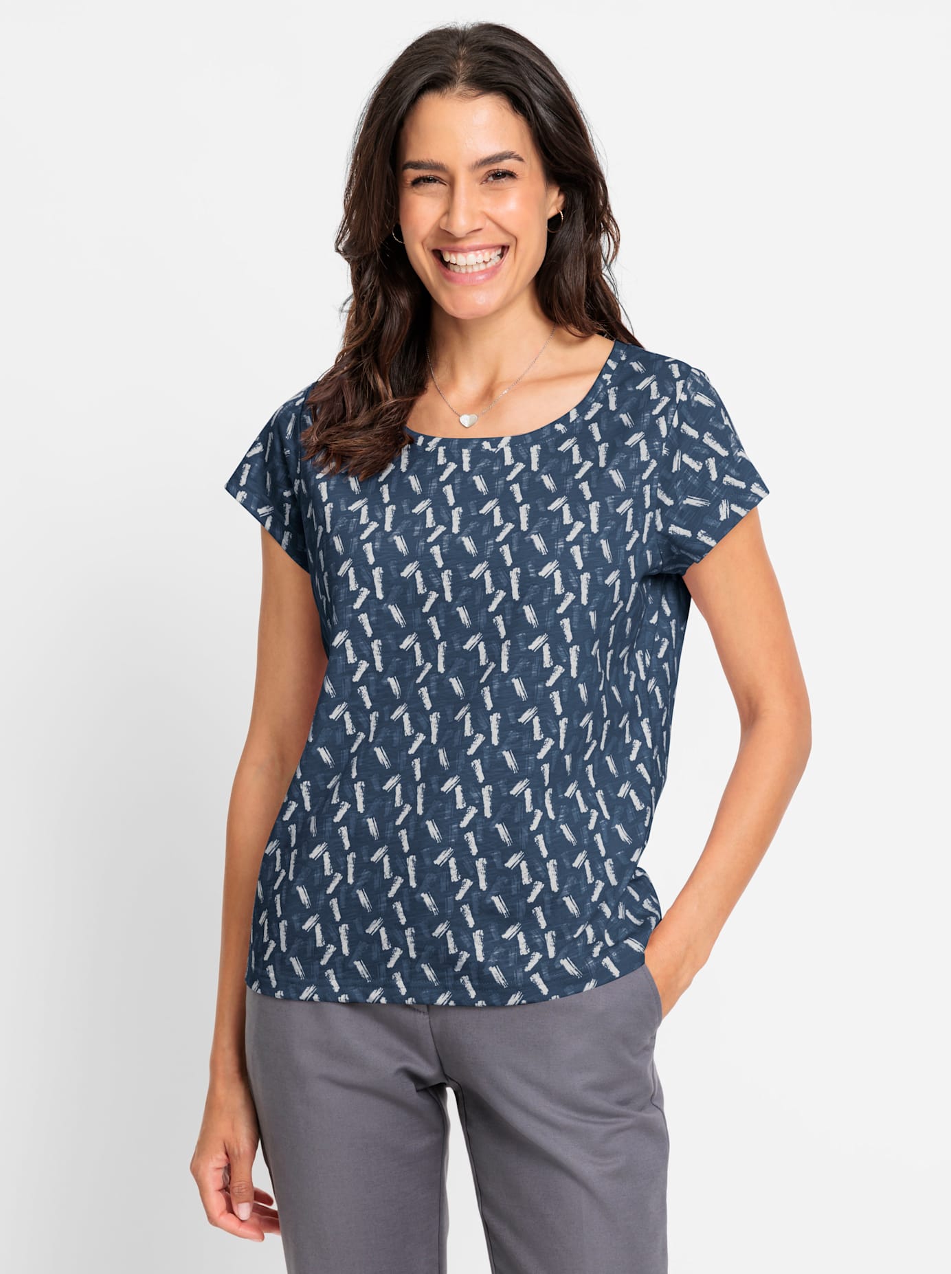 Inspirationen Rundhalsshirt »Rundhals-Shirt« Inspirationen Rundhalsshirt »Rundhals-Shirt« von Inspirationen