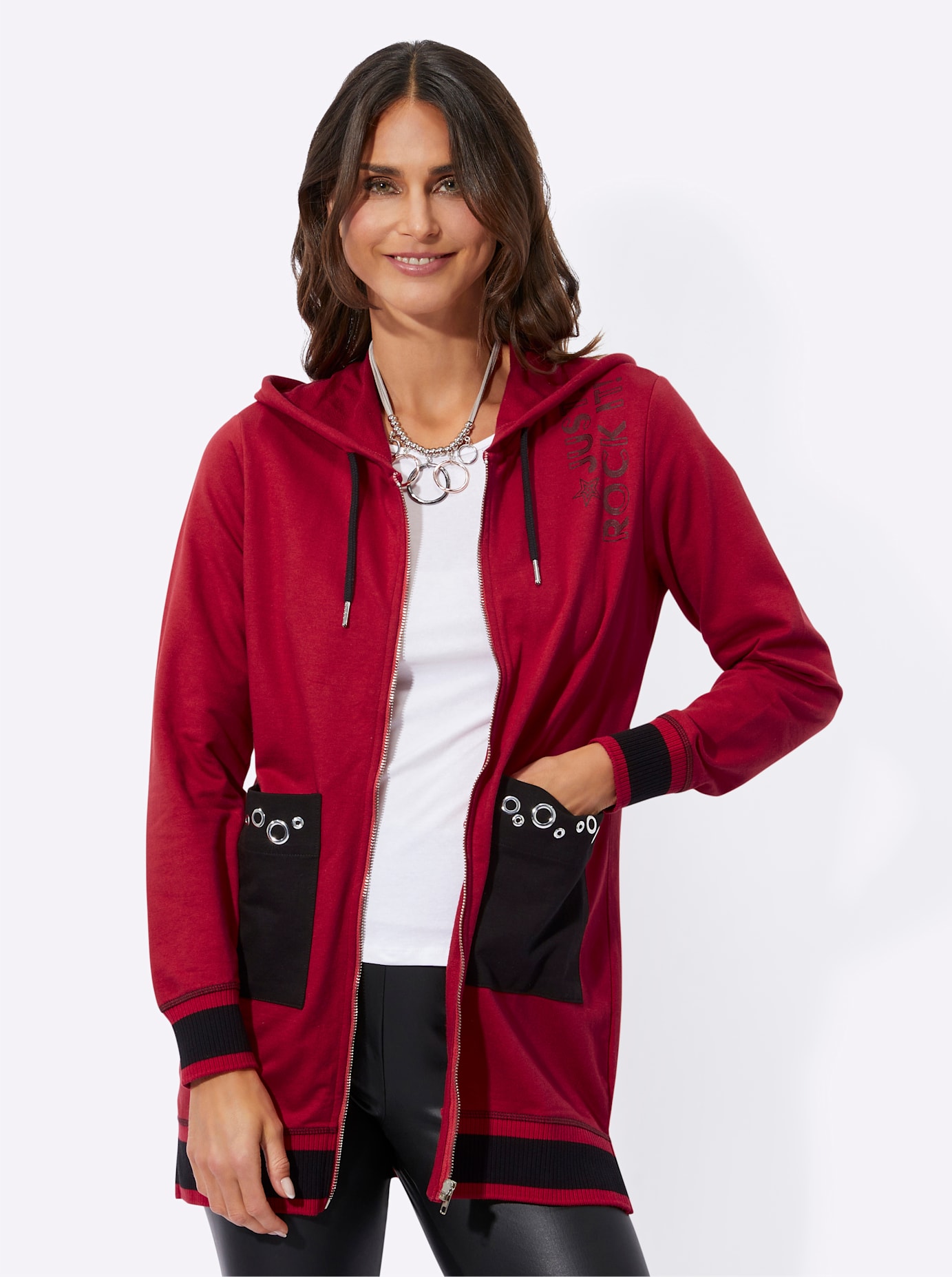 Inspirationen Shirtjacke »Sweatjacke« von Inspirationen