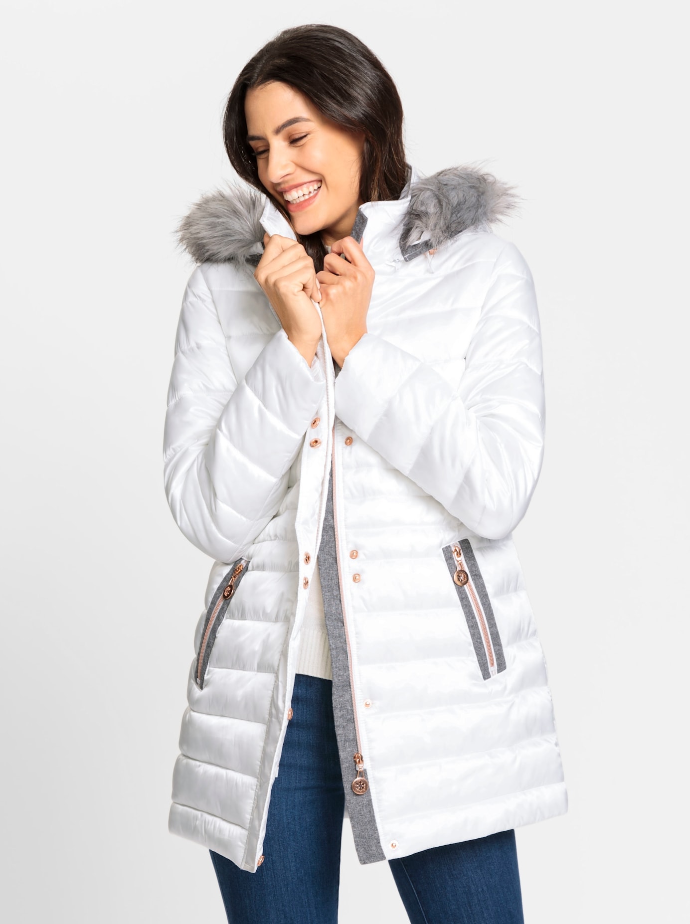Inspirationen Steppjacke, mit Kapuze Inspirationen Steppjacke, mit Kapuze von Inspirationen