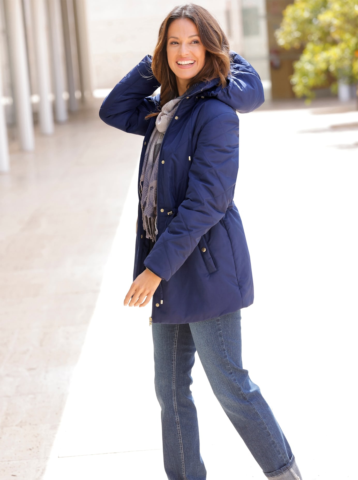 Inspirationen Steppjacke, mit Kapuze Inspirationen Steppjacke, mit Kapuze von Inspirationen