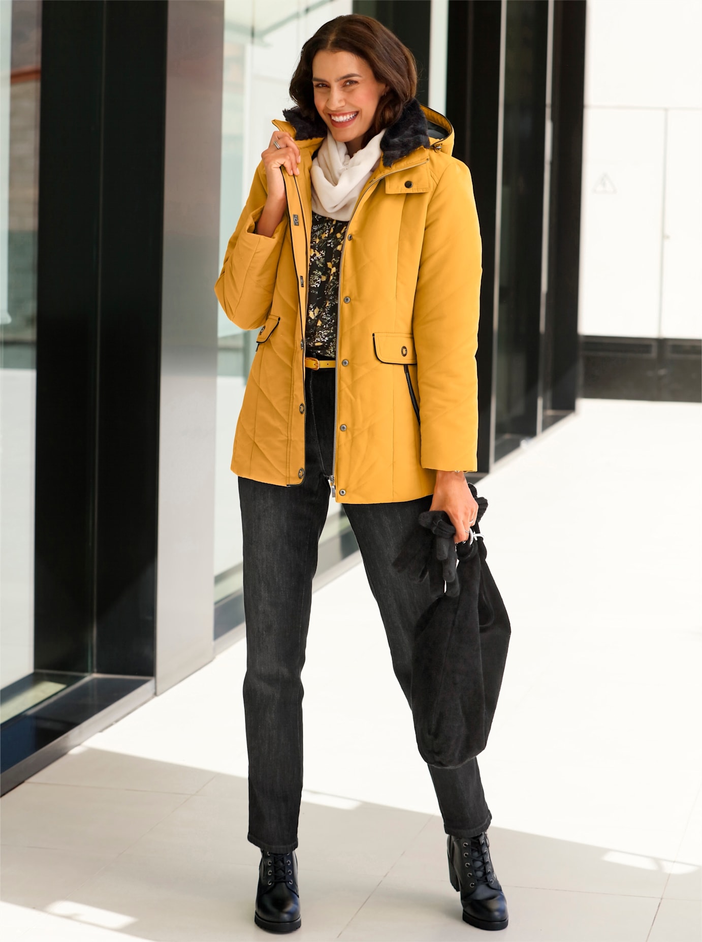 Inspirationen Steppjacke, mit Kapuze Inspirationen Steppjacke, mit Kapuze von Inspirationen