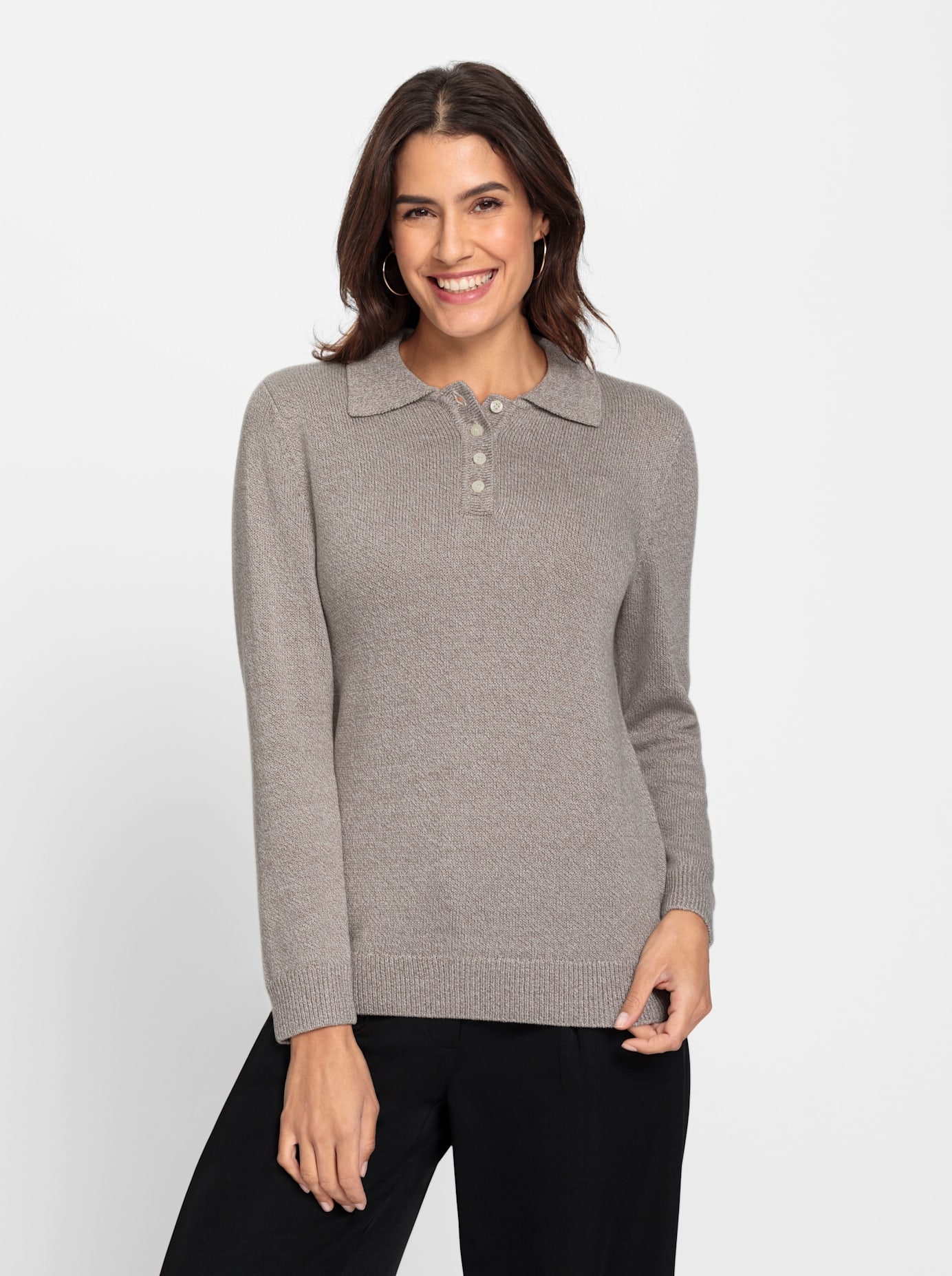 Inspirationen Strickpullover »Polopullover« Inspirationen Strickpullover »Polopullover« von Inspirationen