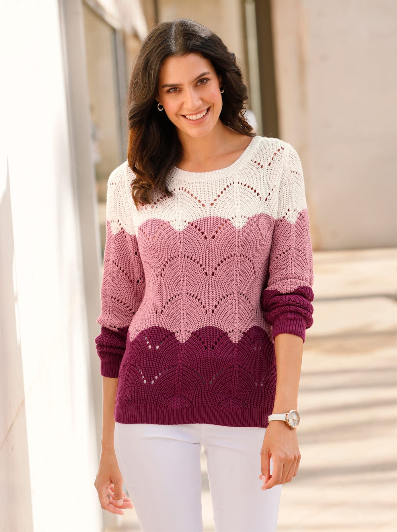 Inspirationen Strickpullover »Pullover« Inspirationen Strickpullover »Pullover« von Inspirationen