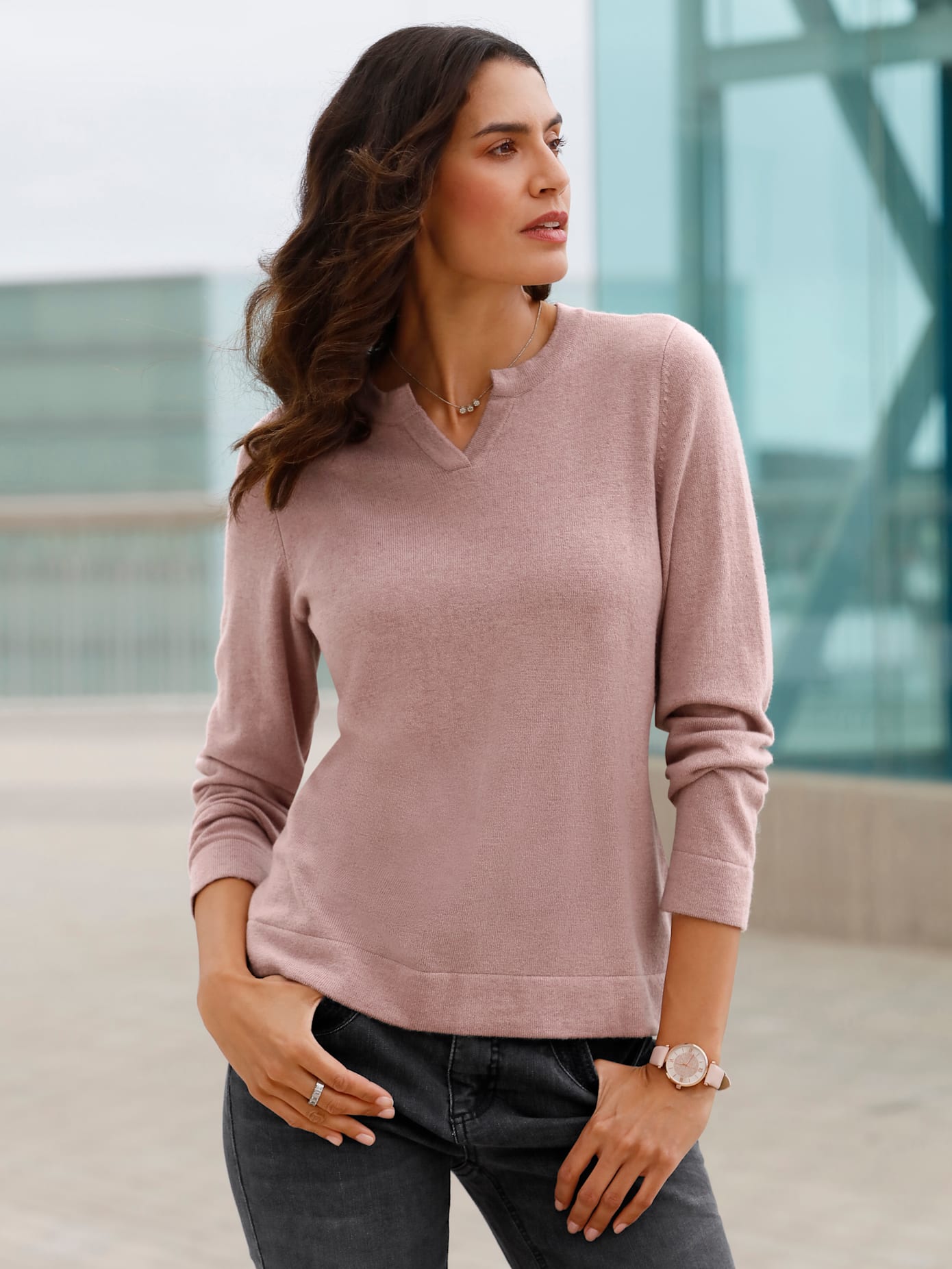 Inspirationen Strickpullover »Pullover« Inspirationen Strickpullover »Pullover« von Inspirationen