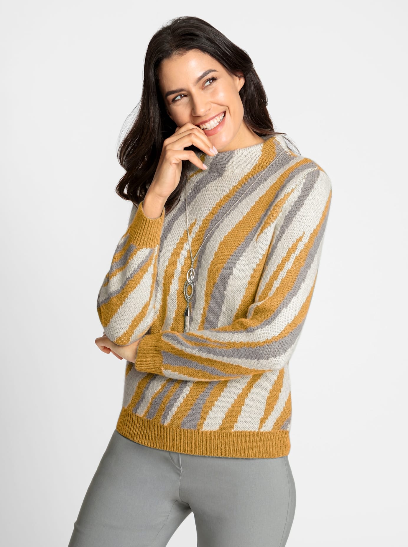 Inspirationen Strickpullover »Pullover« Inspirationen Strickpullover »Pullover« von Inspirationen
