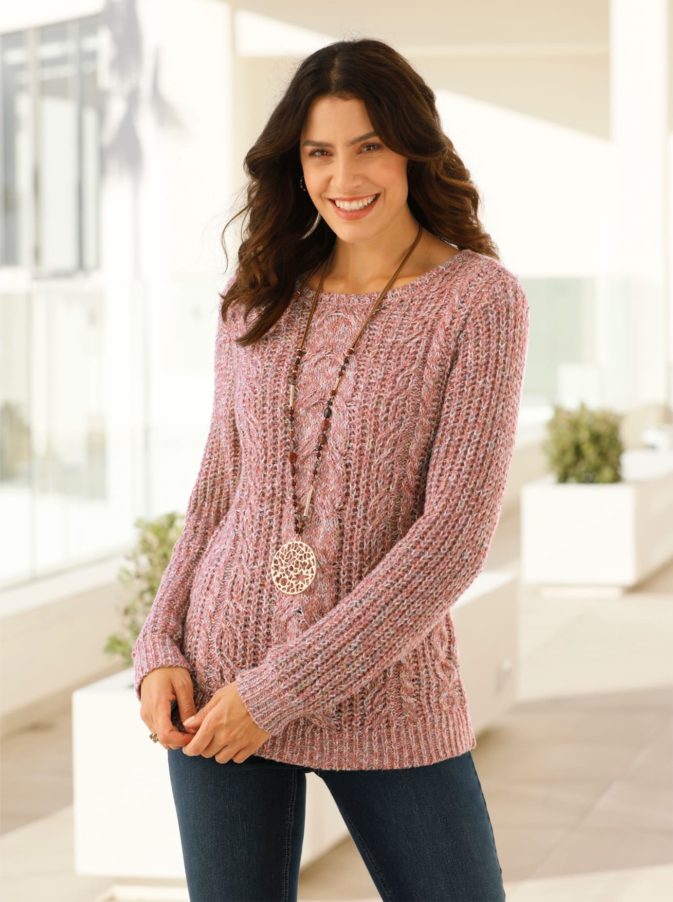 Inspirationen Strickpullover »Pullover« Inspirationen Strickpullover »Pullover« von Inspirationen
