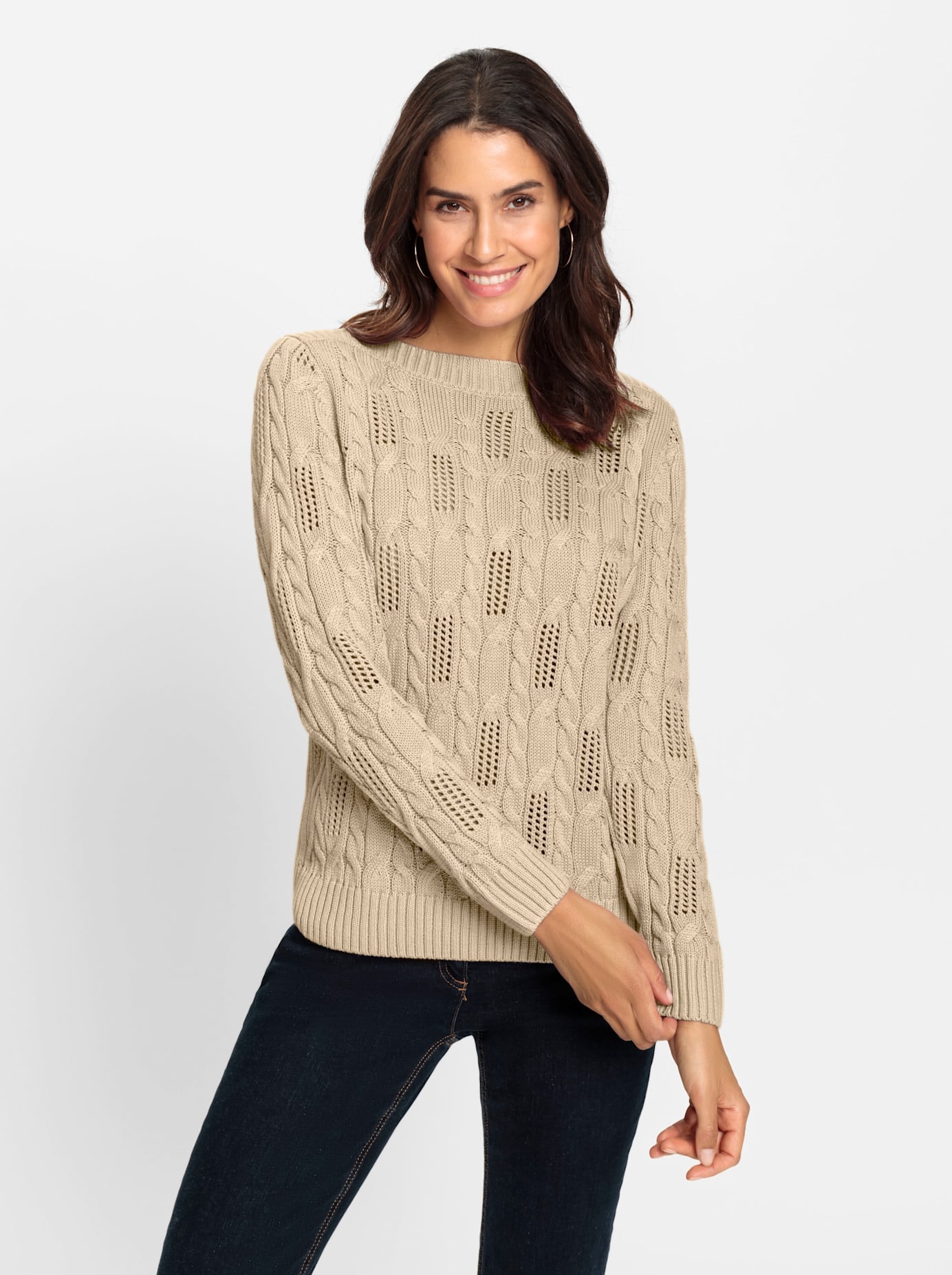 Inspirationen Strickpullover »Pullover« Inspirationen Strickpullover »Pullover« von Inspirationen