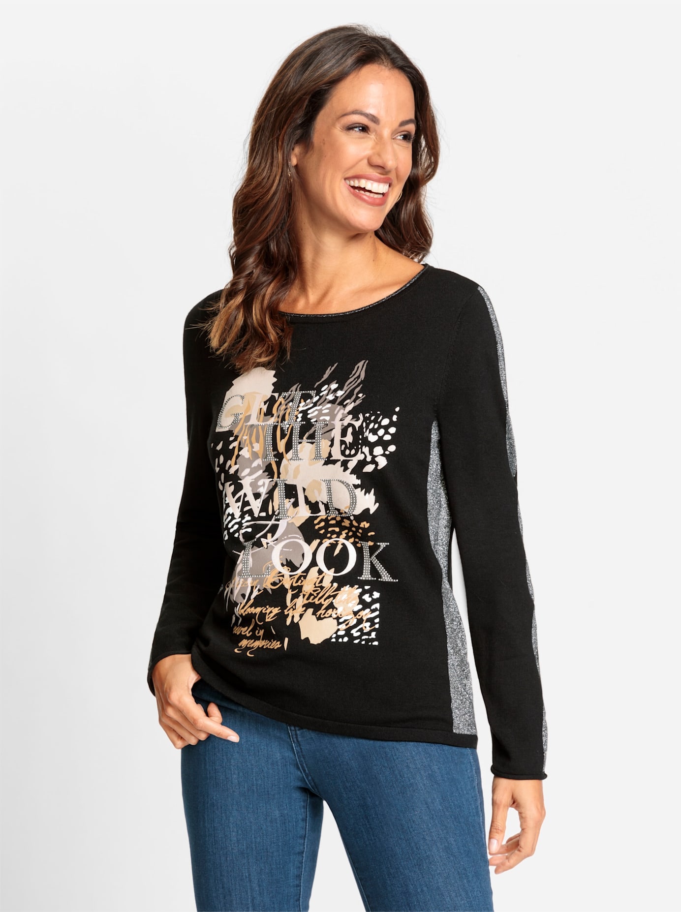 Inspirationen Strickpullover »Pullover« Inspirationen Strickpullover »Pullover« von Inspirationen