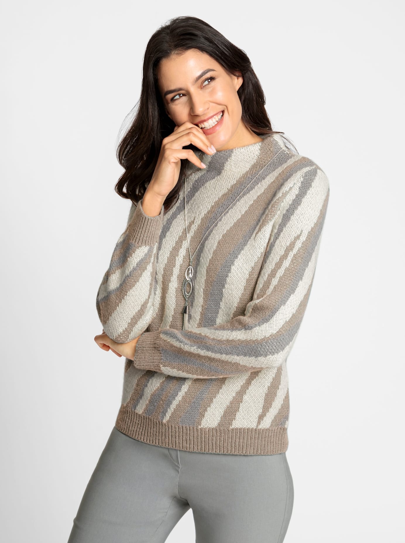 Inspirationen Strickpullover »Pullover« Inspirationen Strickpullover »Pullover« von Inspirationen