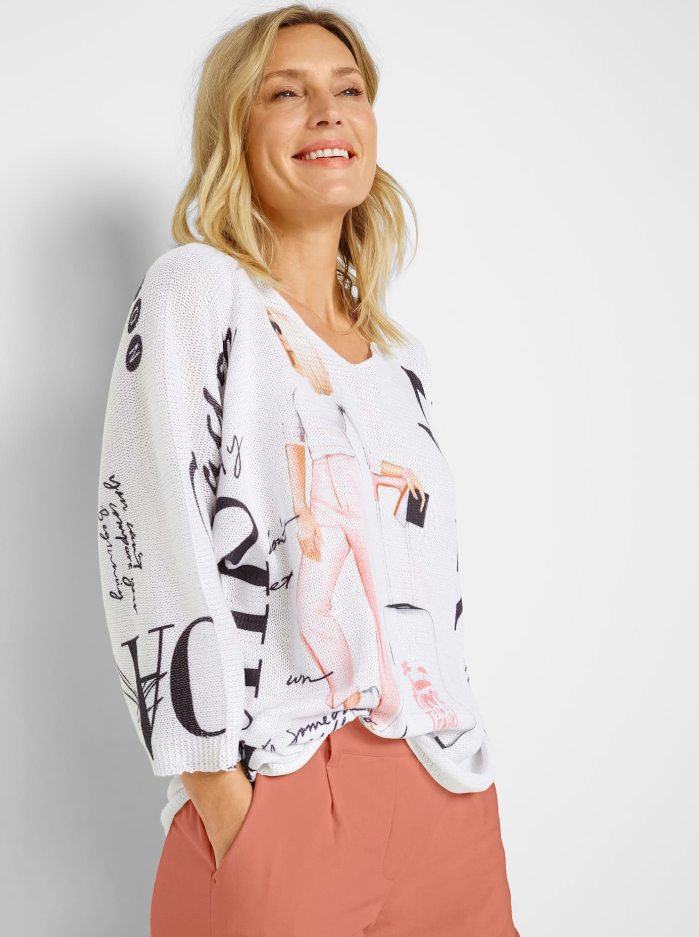 Inspirationen Strickpullover »Pullover« Inspirationen Strickpullover »Pullover« von Inspirationen