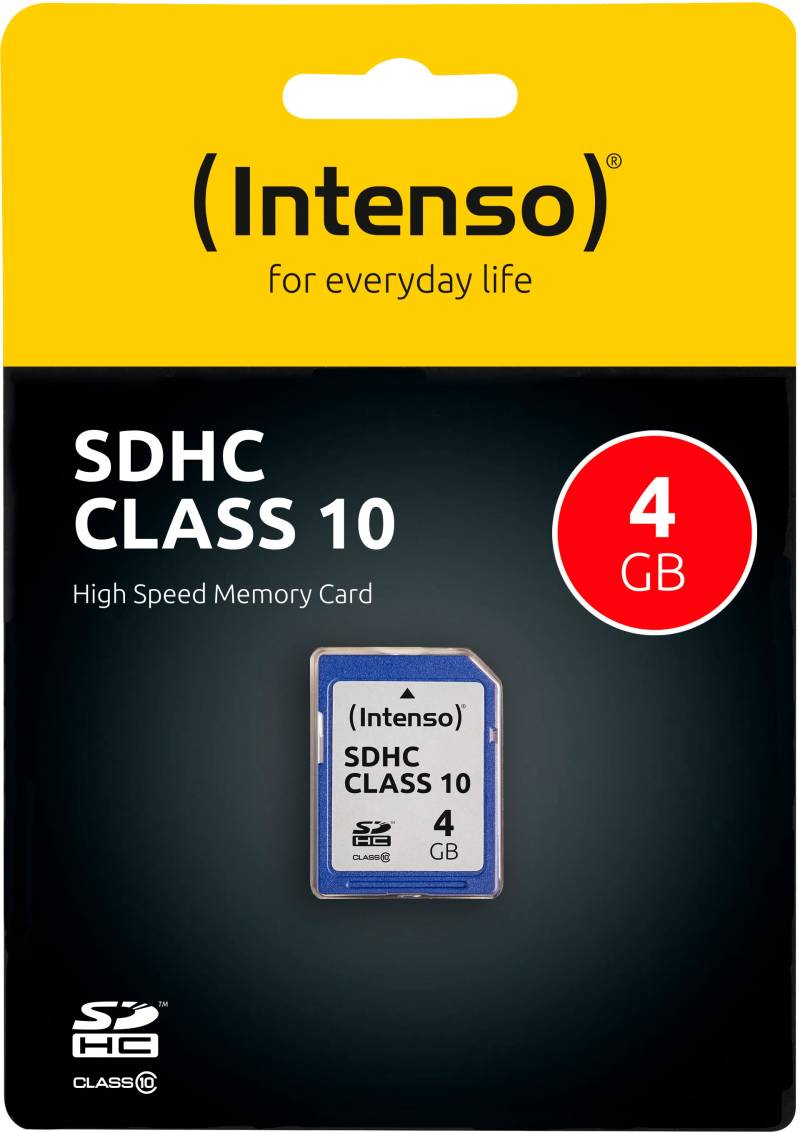 Intenso Speicherkarte »SDHC Class 10«, (Class 10) von Intenso