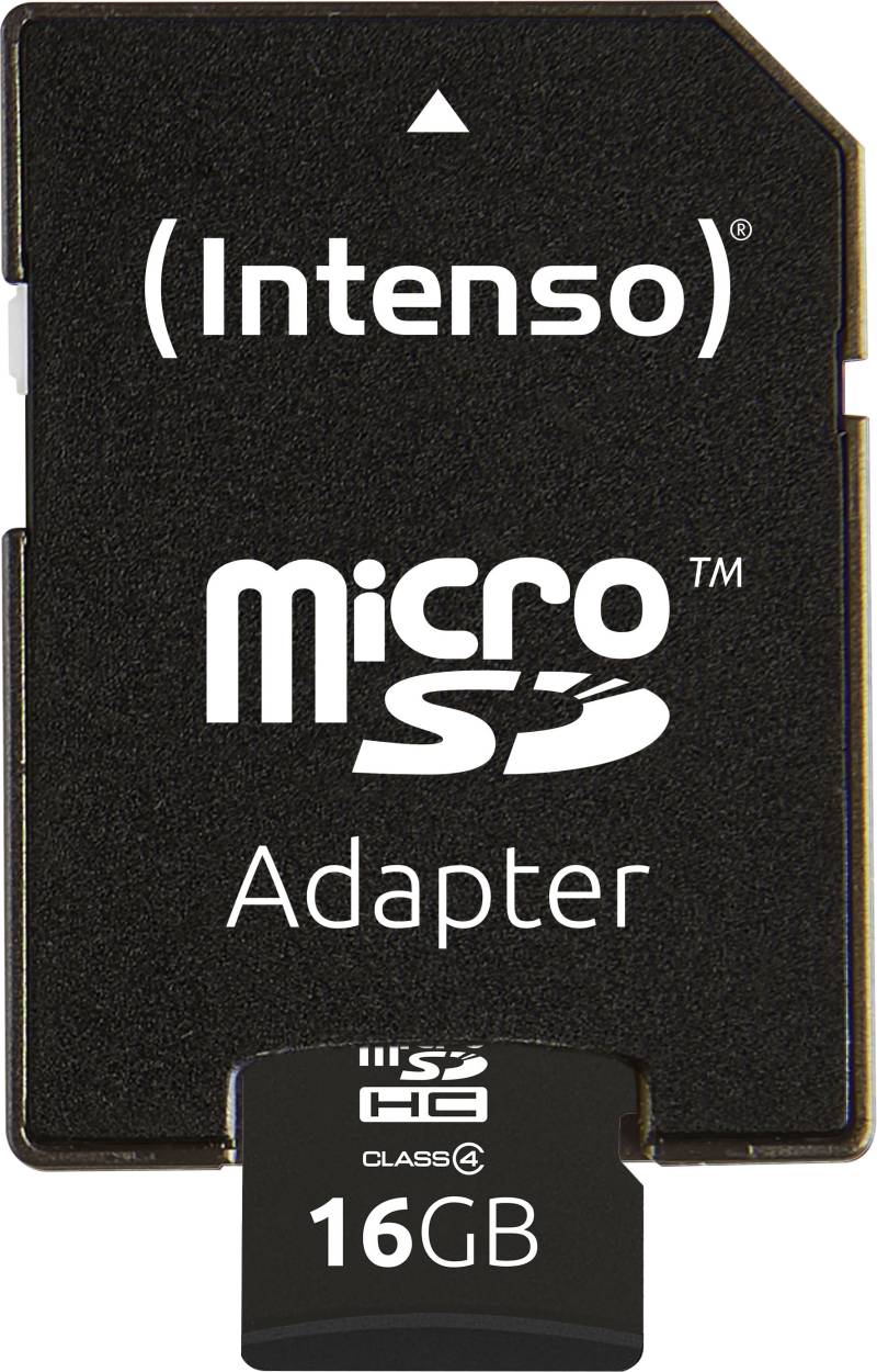 Intenso Speicherkarte »microSDHC Class 4 + SD-Adapter«, (Class 4) von Intenso