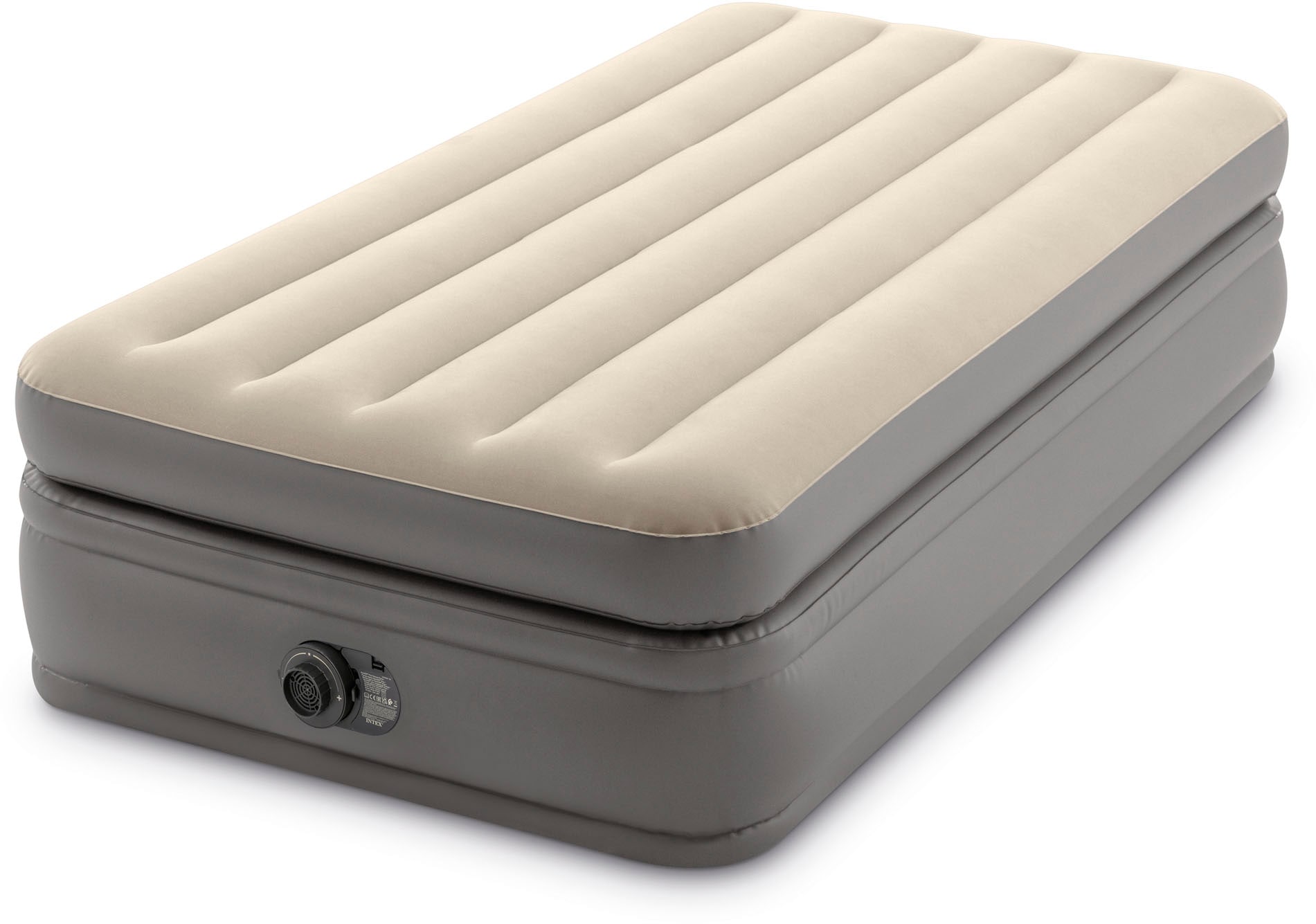 Intex Luftbett »DuraBeam PrimeComfort Twin mit 220V Pumpe«, (Packung) von Intex