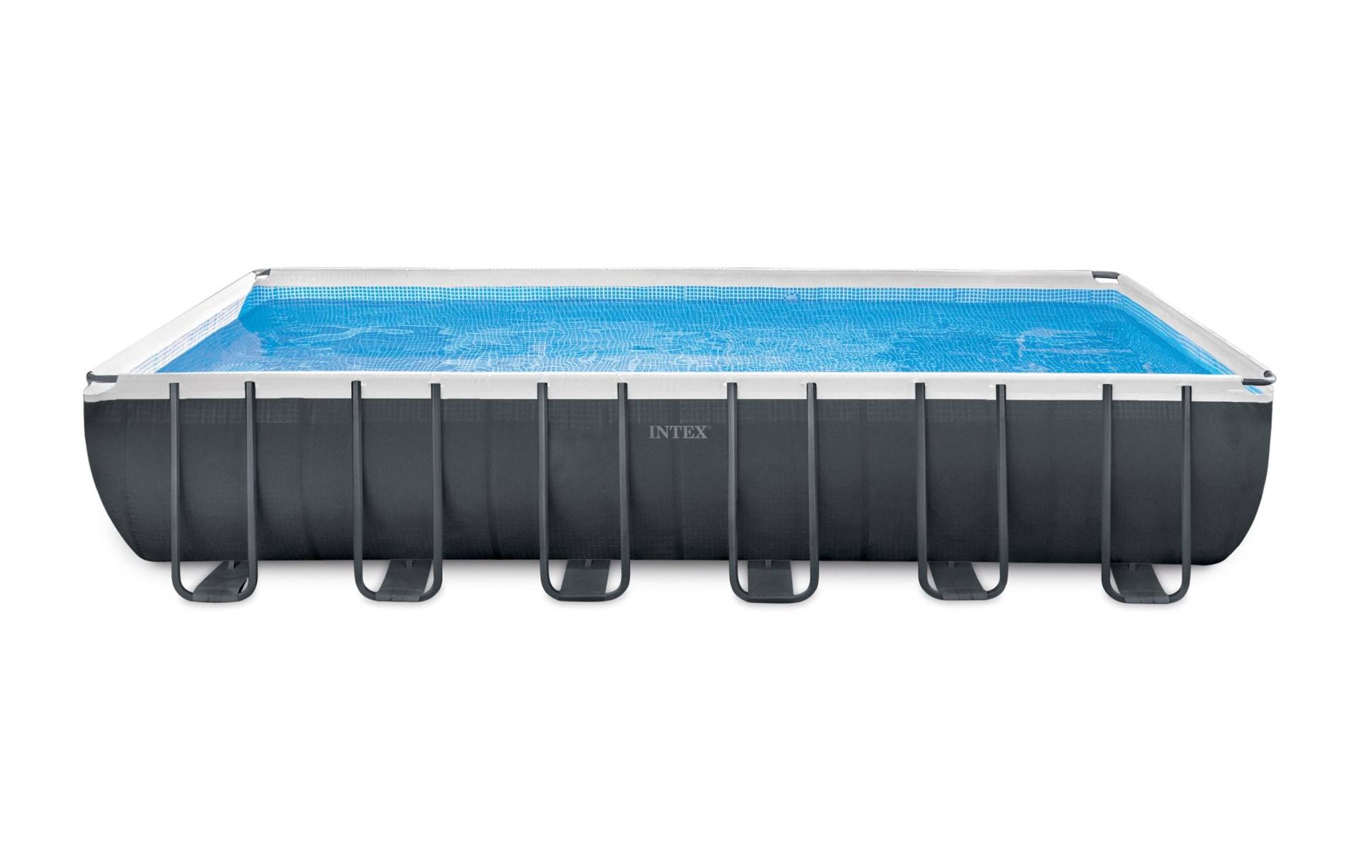 Intex Pool »Ultra Frame XTR Rect Set 732x366x132cm«, Inkl. Sicherheitsleiter, Pool-Abdeckung, Bodenplane von Intex