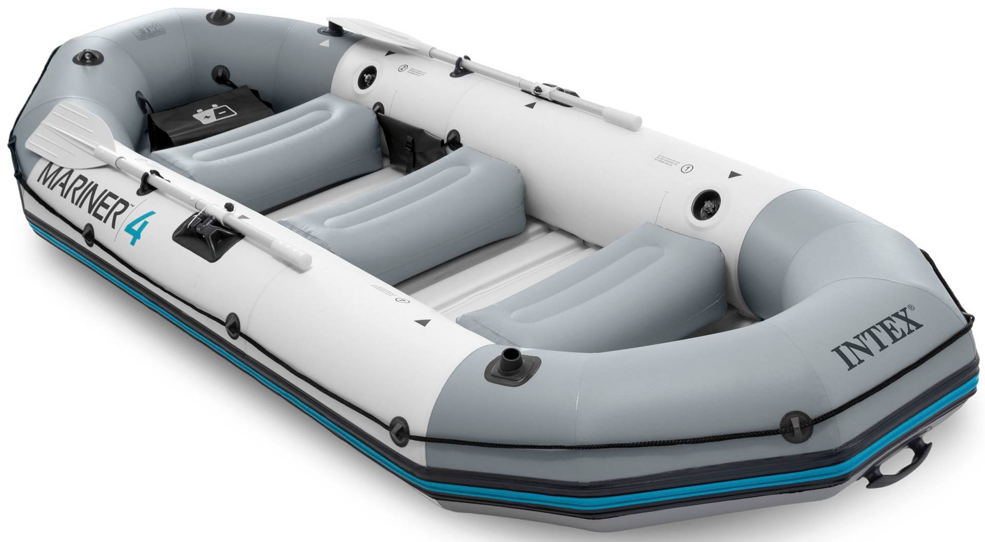 Intex Schlauchboot »Mariner 4«, (Set, mit 2 Paddeln und Luftpumpe) von Intex