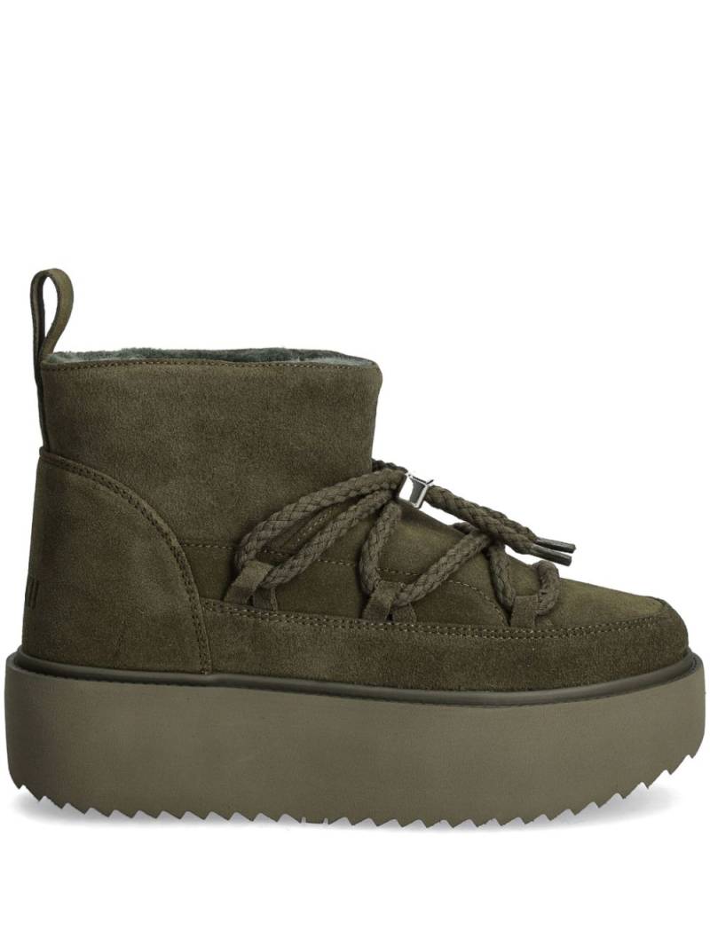 Inuikii suede boots - Green von Inuikii