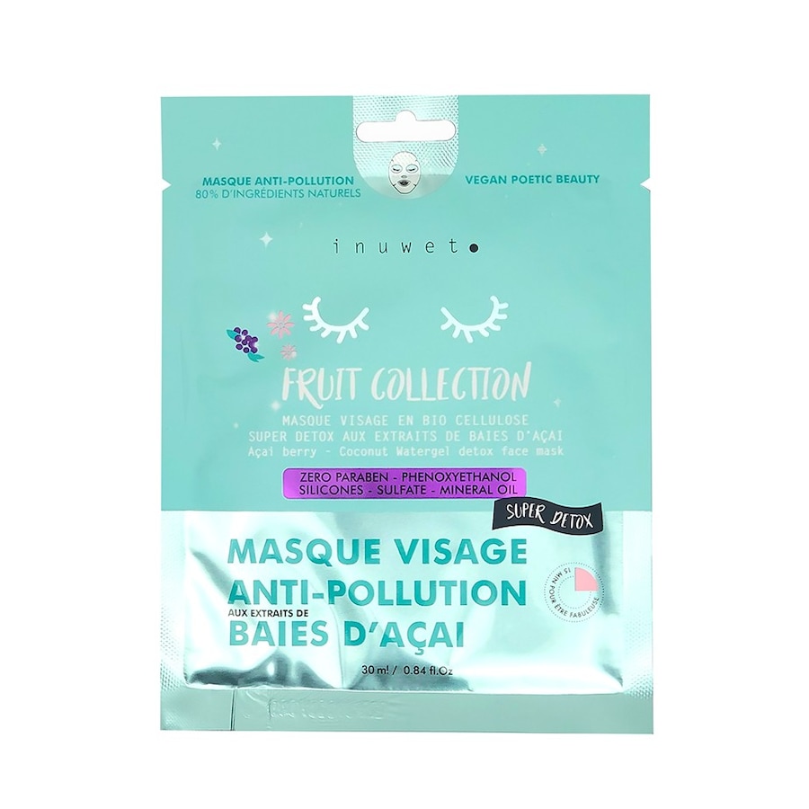 Inuwet Inuwet Acai Berries Face Mask feuchtigkeitsmaske 30.0 ml Inuwet Inuwet Acai Berries Face Mask feuchtigkeitsmaske 30.0 ml von Inuwet