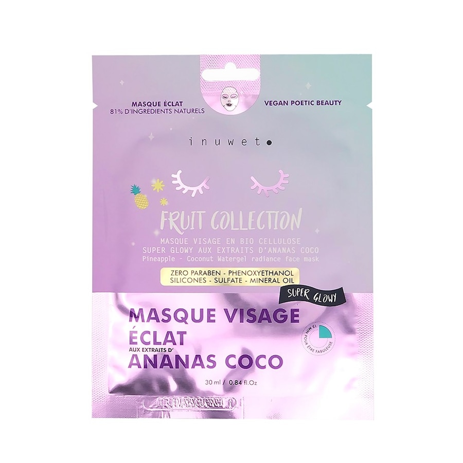 Inuwet Inuwet Pineapple Face Mask feuchtigkeitsmaske 30.0 ml Inuwet Inuwet Pineapple Face Mask feuchtigkeitsmaske 30.0 ml von Inuwet