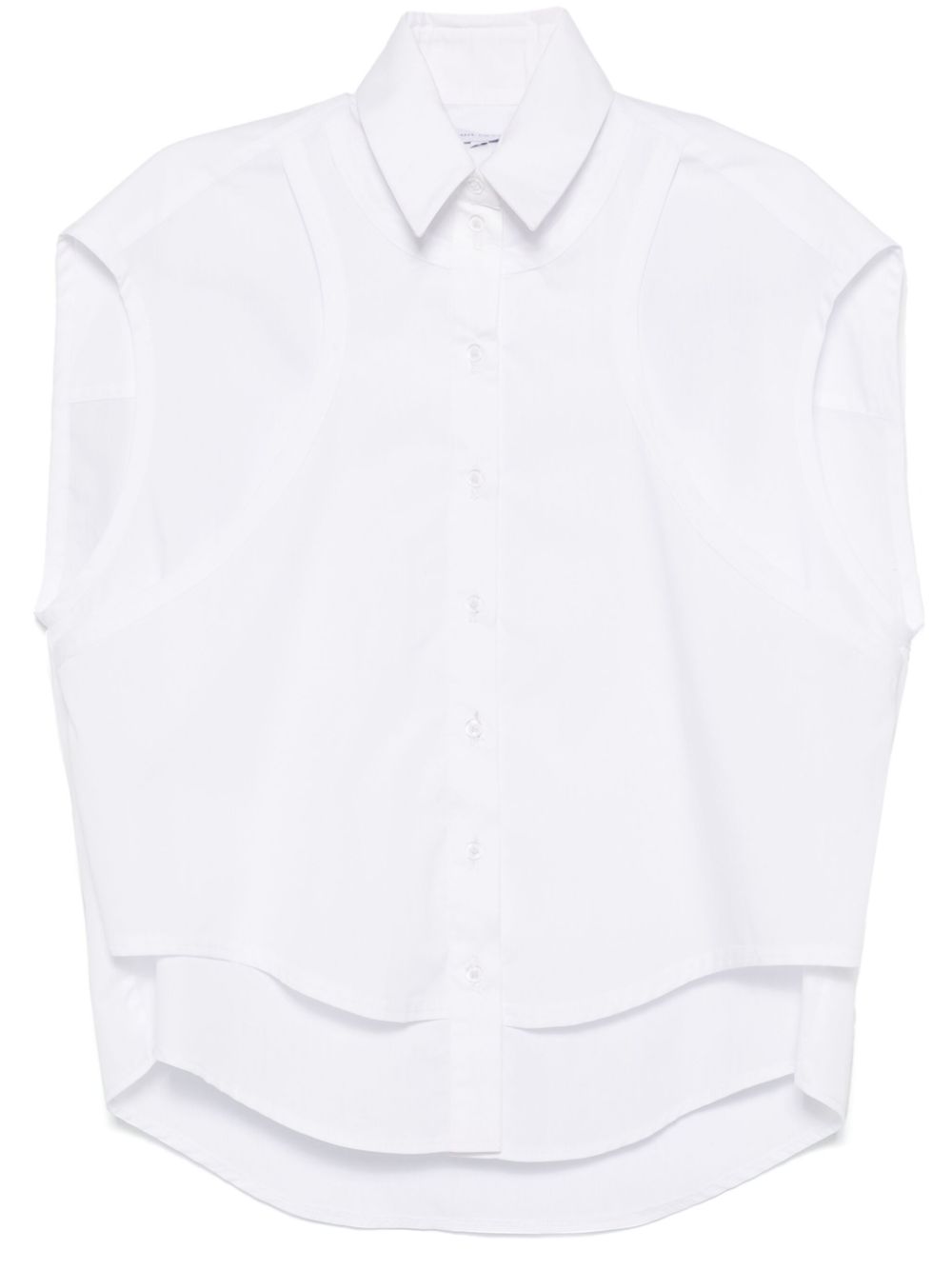 Ioana Ciolacu layered shirt - White von Ioana Ciolacu