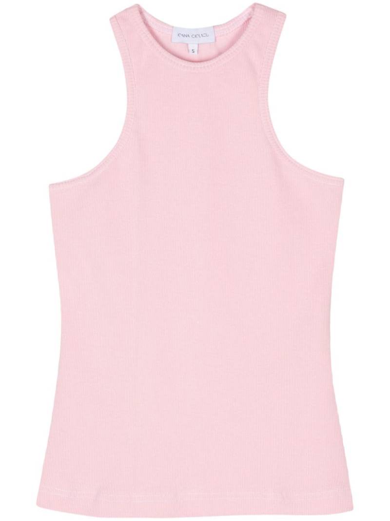 Ioana Ciolacu ribbed tank top - Pink von Ioana Ciolacu