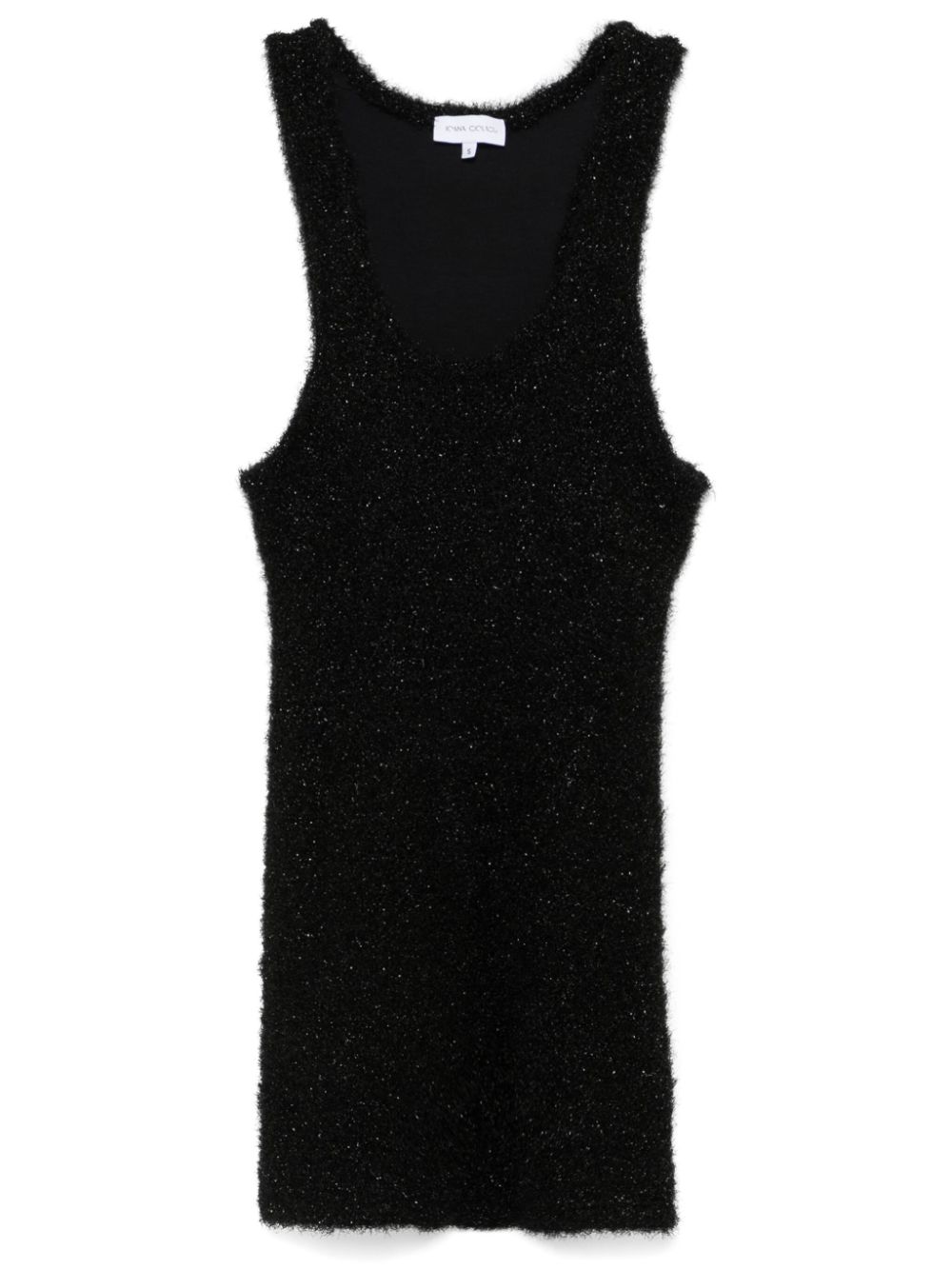 Ioana Ciolacu textured-finish mini dress - Black von Ioana Ciolacu