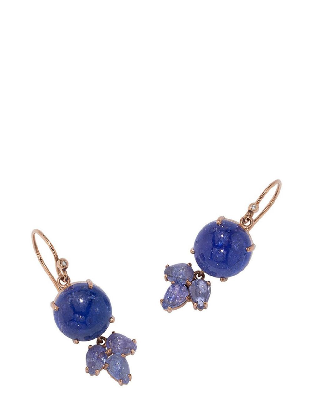 Irene Neuwirth 18kt rose gold Cabochon tanzanite earrings - Pink von Irene Neuwirth