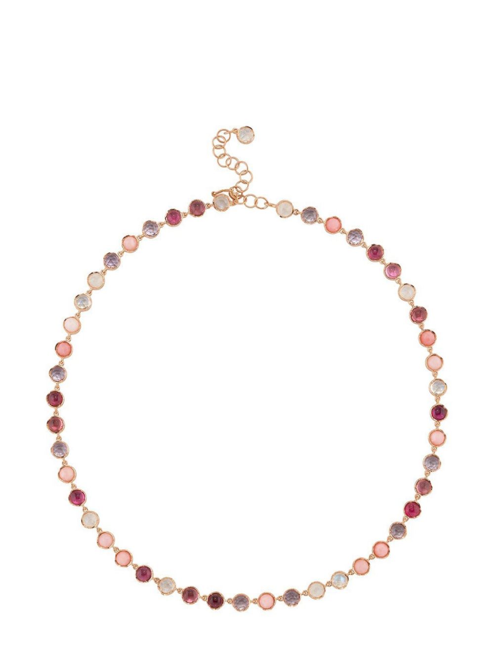 Irene Neuwirth 18kt rose gold small Classic multi-stone necklace von Irene Neuwirth