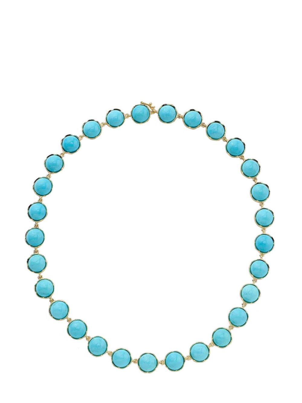 Irene Neuwirth 18kt yellow gold Kingman turquoise necklace von Irene Neuwirth