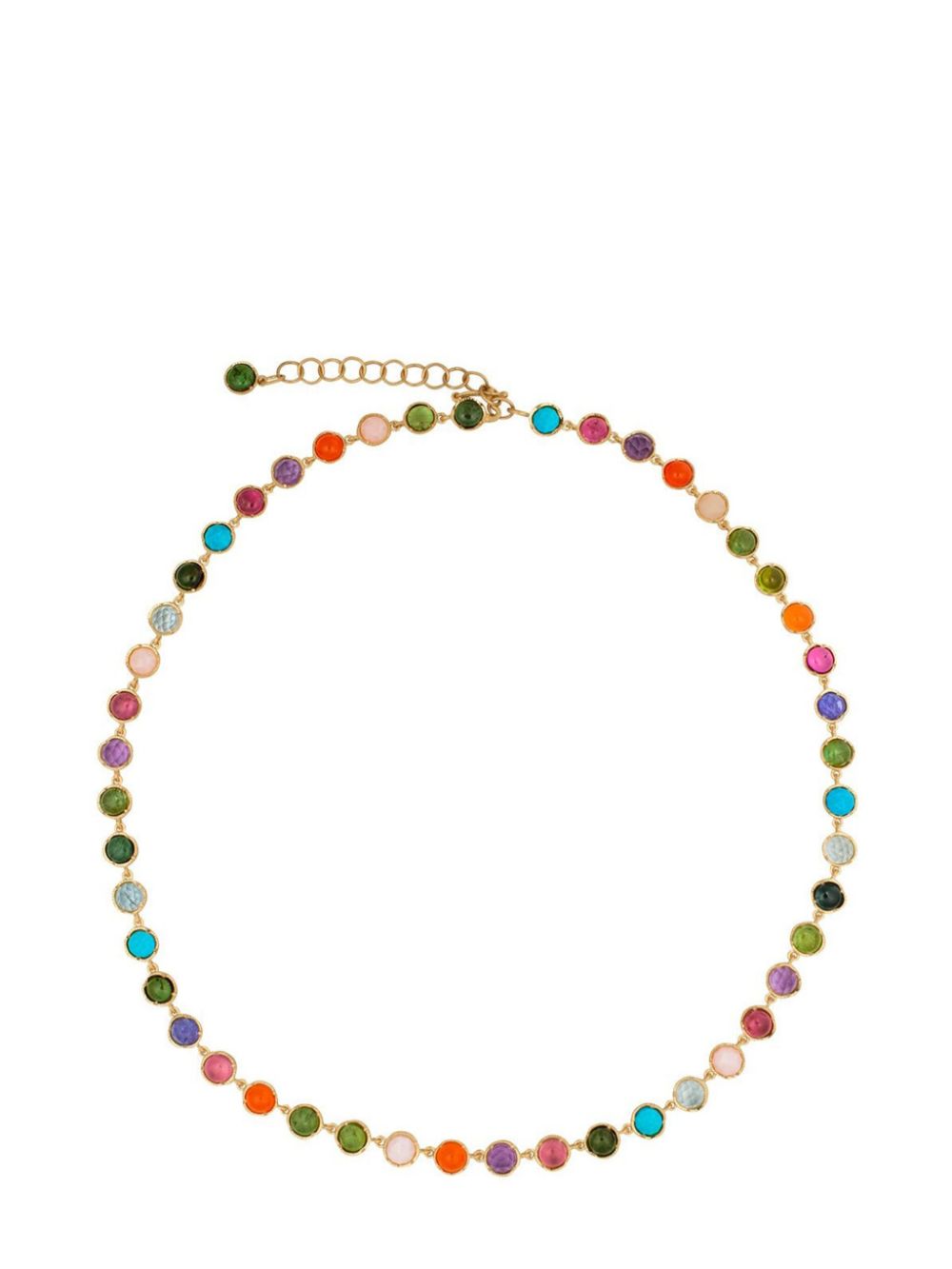 Irene Neuwirth 18kt yellow gold small Classic multi-stone necklace von Irene Neuwirth