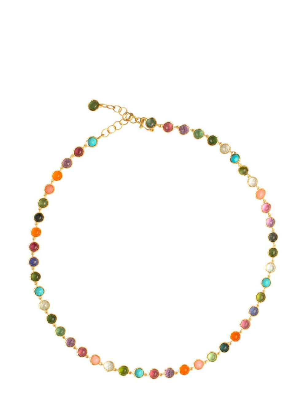 Irene Neuwirth 18kt yellow gold small Classic multi-stone necklace von Irene Neuwirth