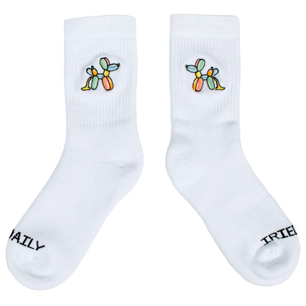 Iriedaily - Dog A While Sock - Multifunktionssocken Gr M;XL weiß von Iriedaily